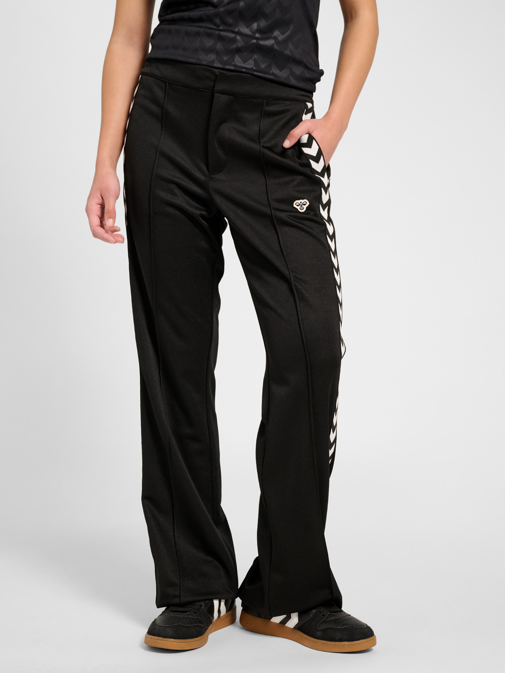 Flared Stretch Logotape Pants