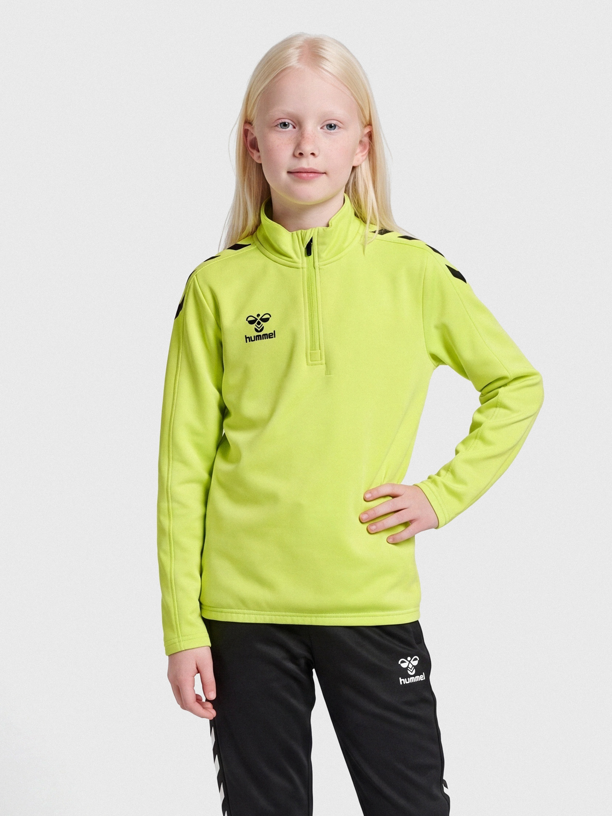 hmlCORE XK HALF ZIP POLY SWEAT KIDS