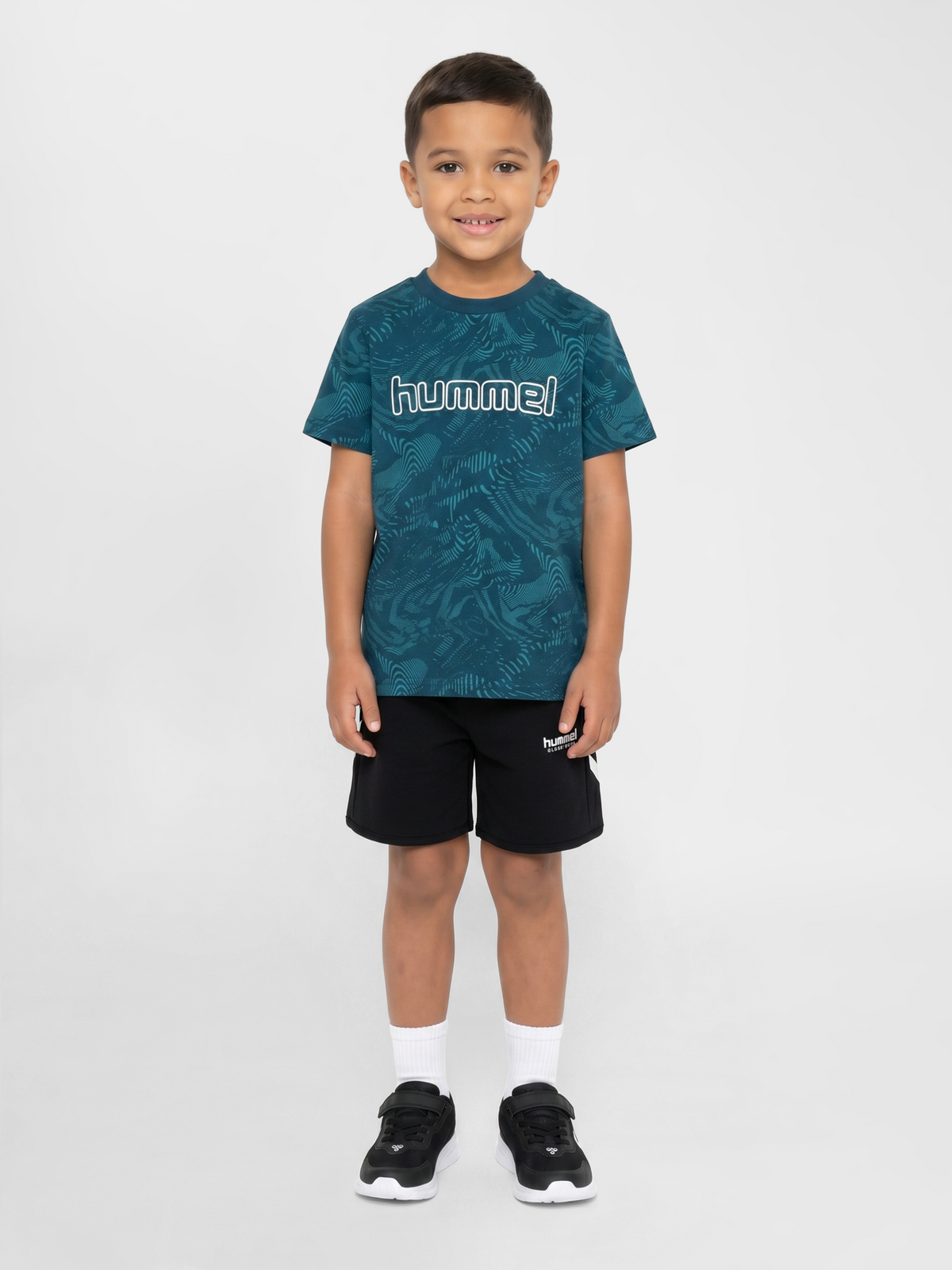 hmlJR AOP LOGO T-SHIRT