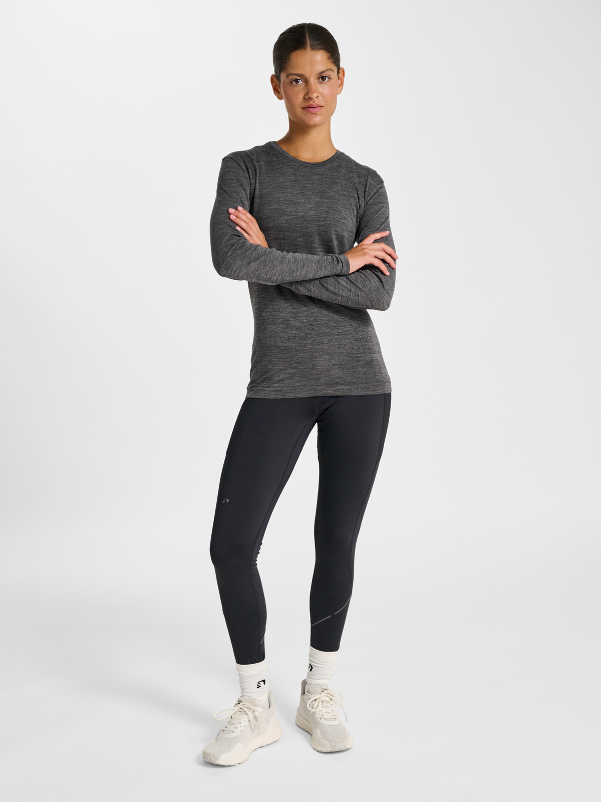 nwlTHERMA WOOL BLEND T-SHIRT L/S W