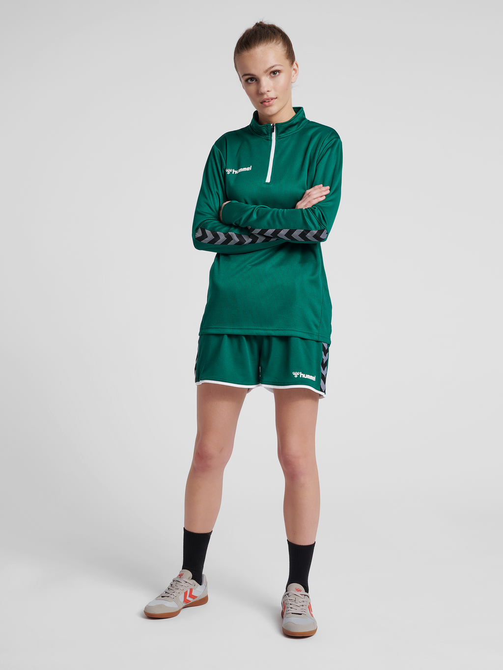 hmlAUTHENTIC HALF ZIP SWEATSHIRT WO