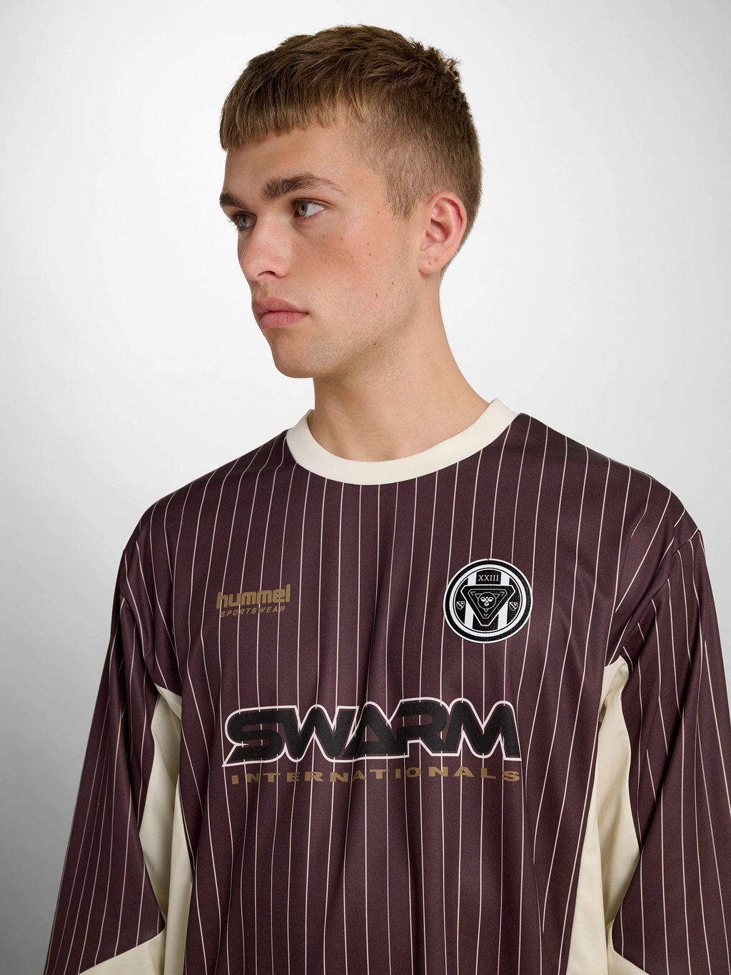 hmlLOOSE JERSEY LS STRIPE TOPSCORER