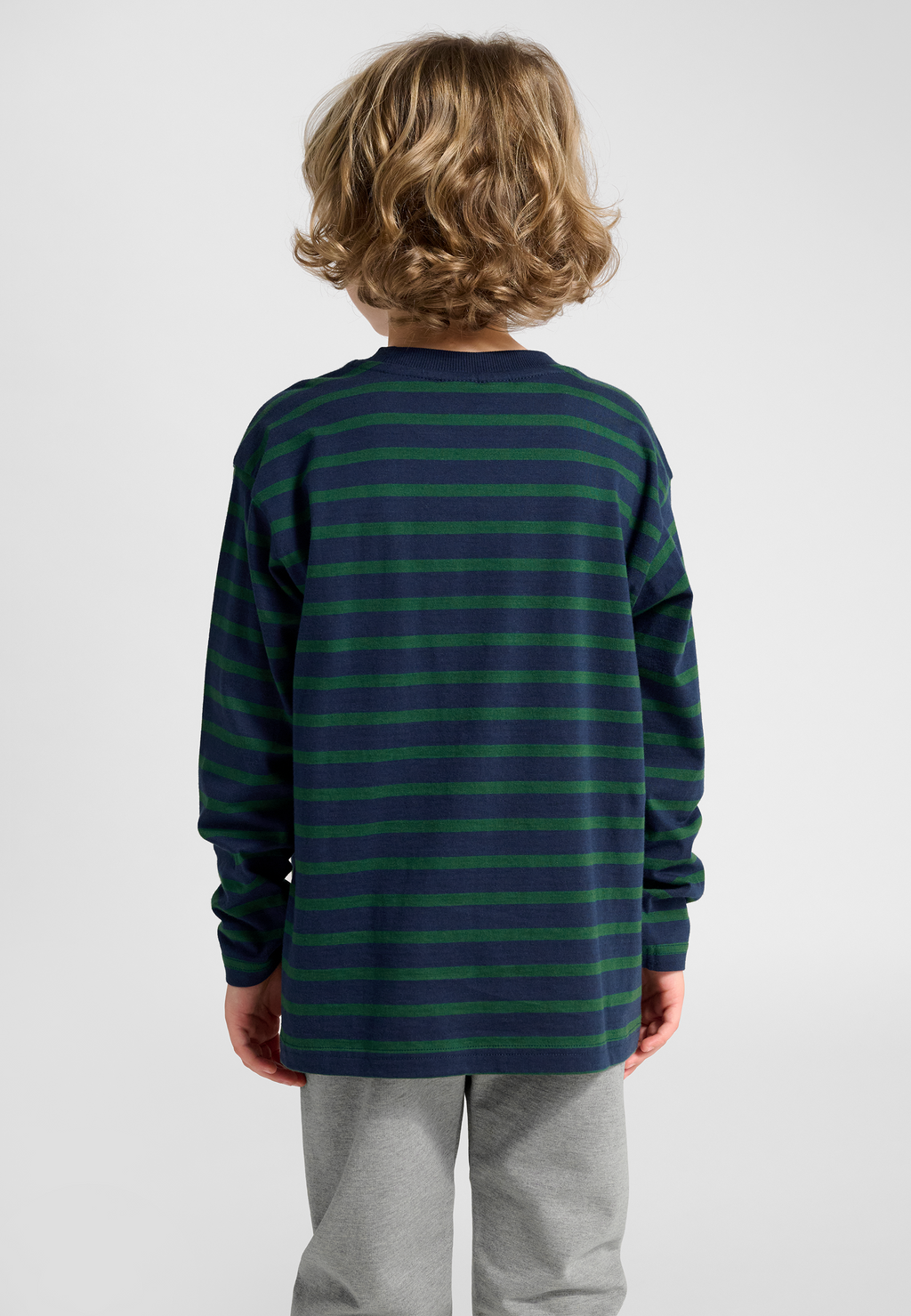 hmlJR LOOSE STRIPE T-SHIRT L/S BEE