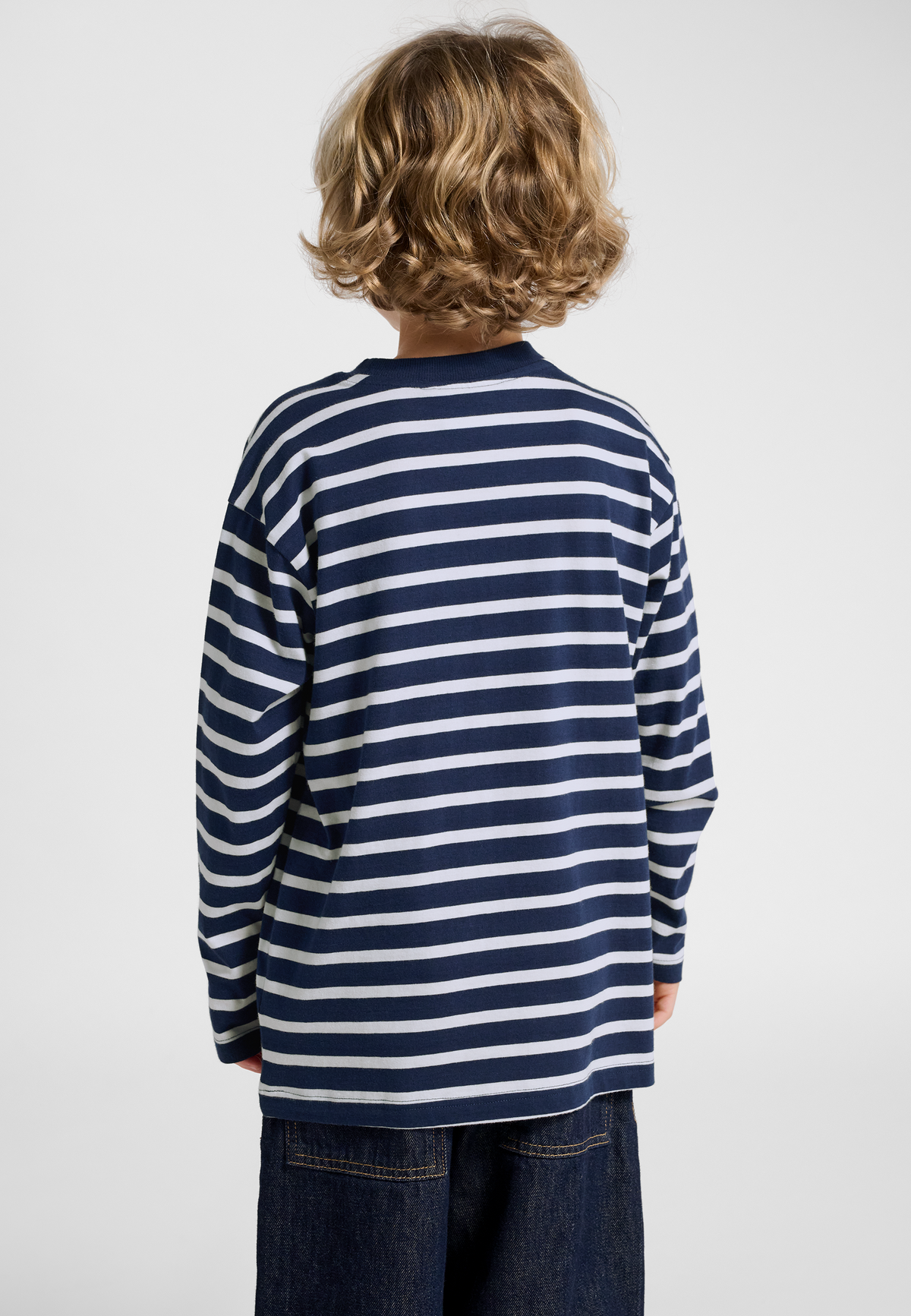 hmlJR LOOSE STRIPE T-SHIRT L/S BEE