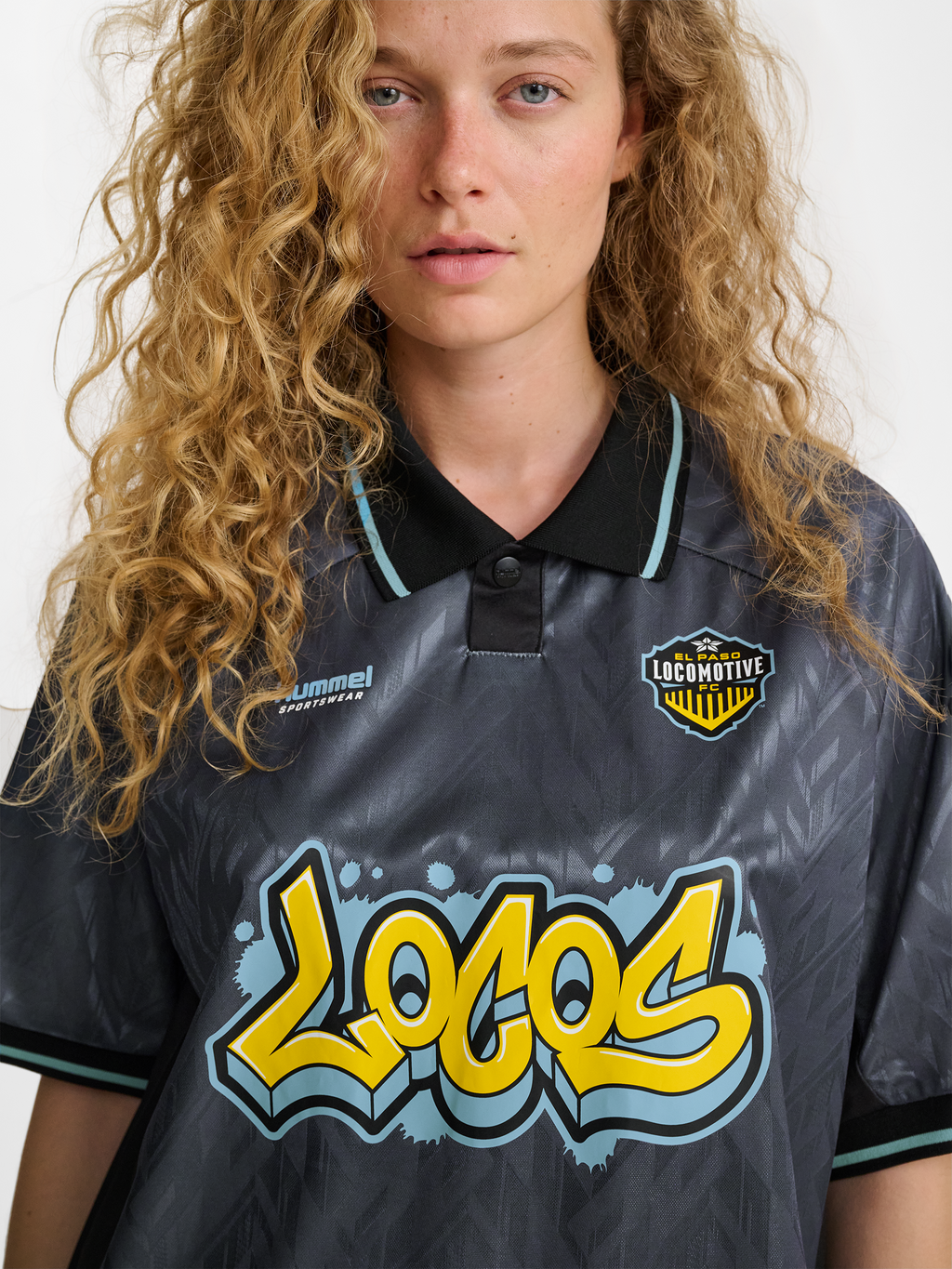 hmlLOOSE SOCCER JERSEY S/S EL PASO