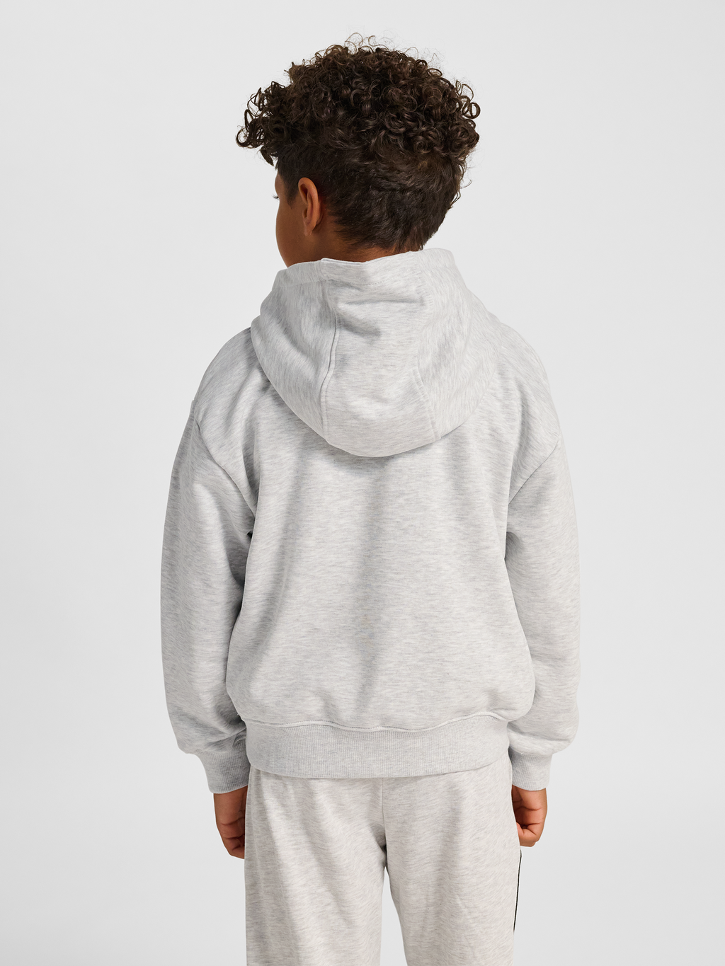 hmlJR BOXY HOODIE LOGO
