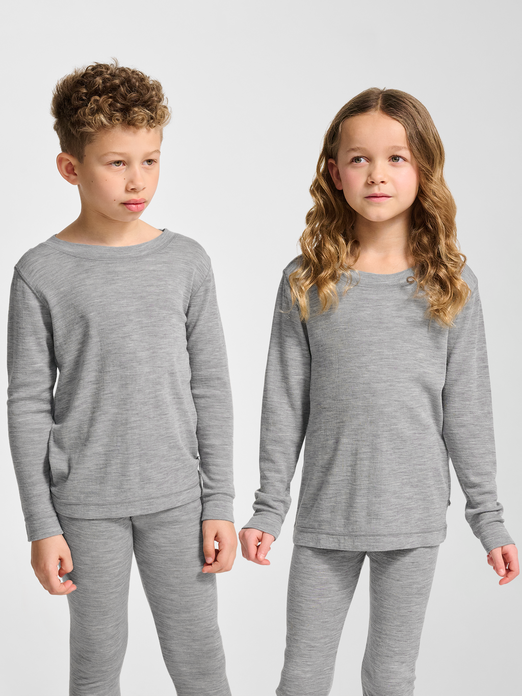 hmlJR WOOL RIB T-SHIRT L/S