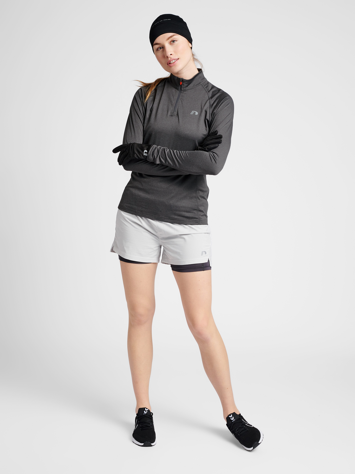 WOMEN 1/2 ZIP L/S