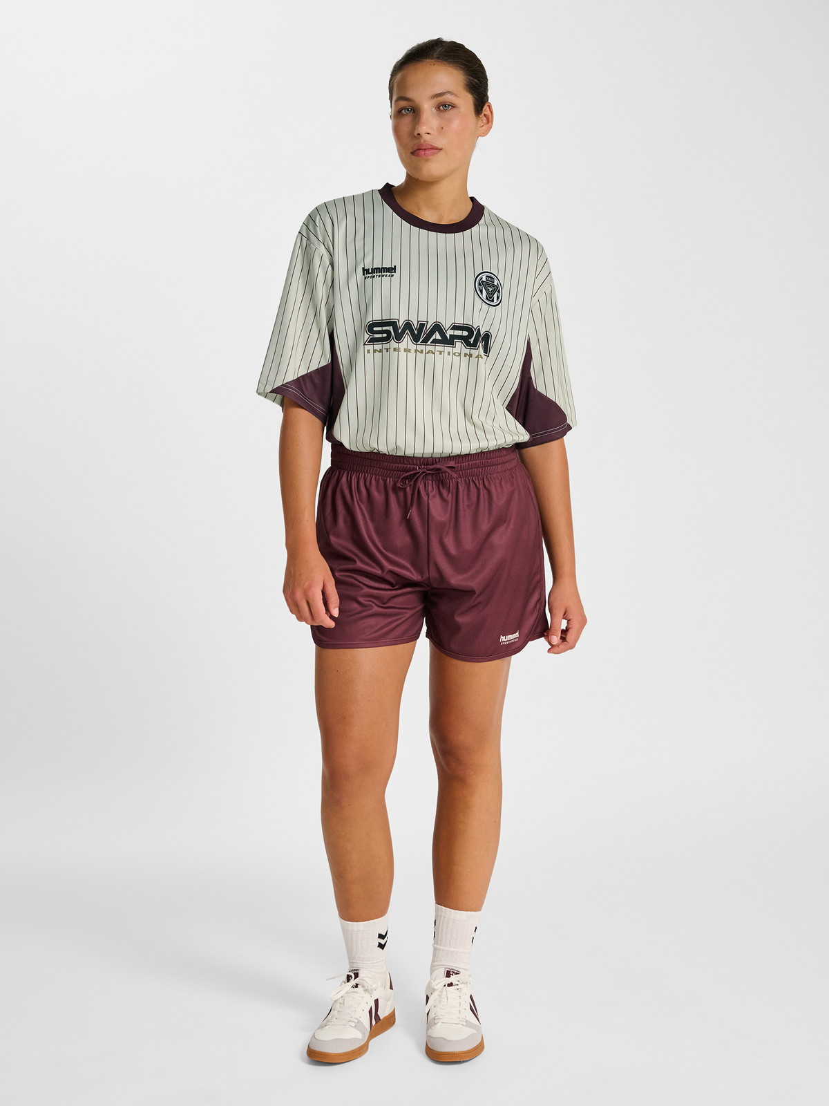 hmlLOOSE JERSEY SS STRIPE TOPSCORER