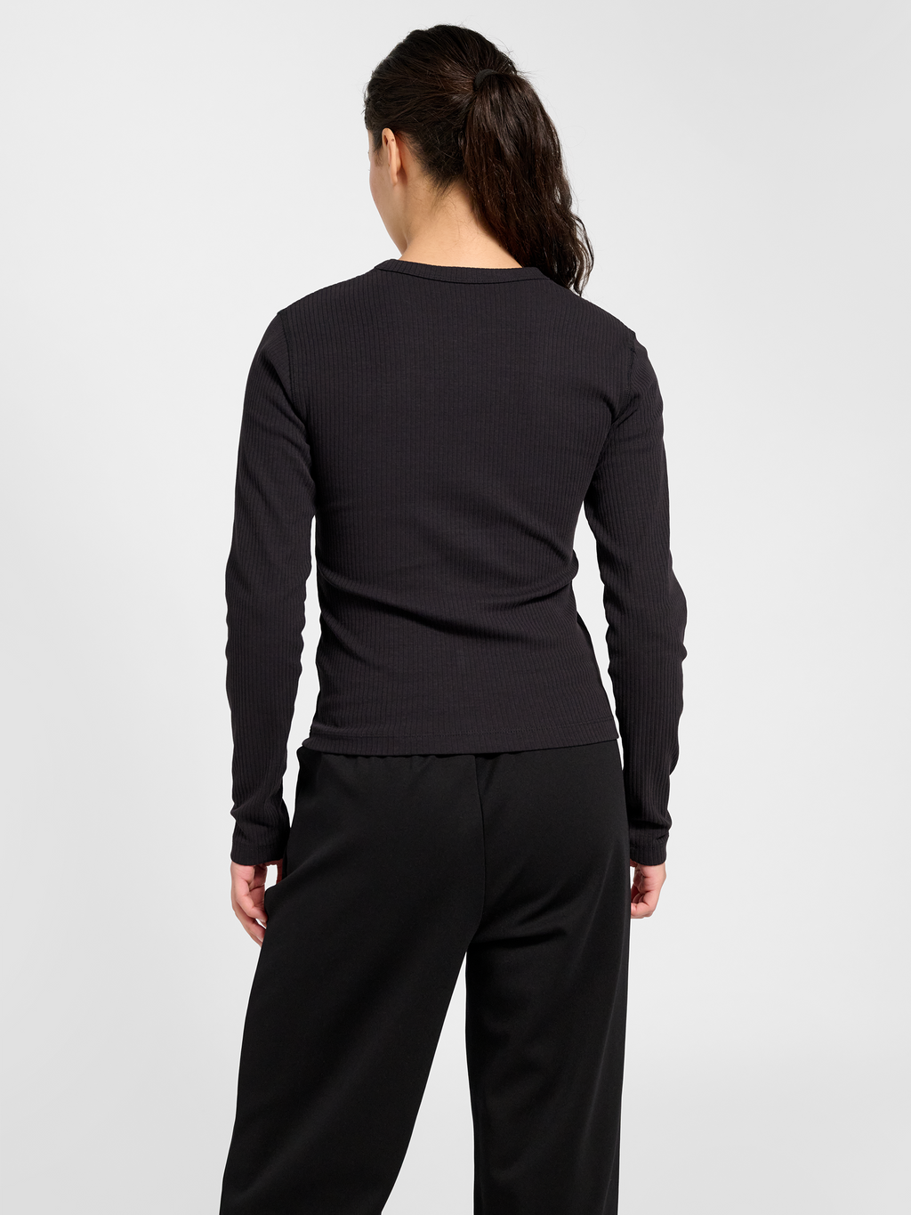 hmlFOUNDATION RIB T-SHIRT L/S