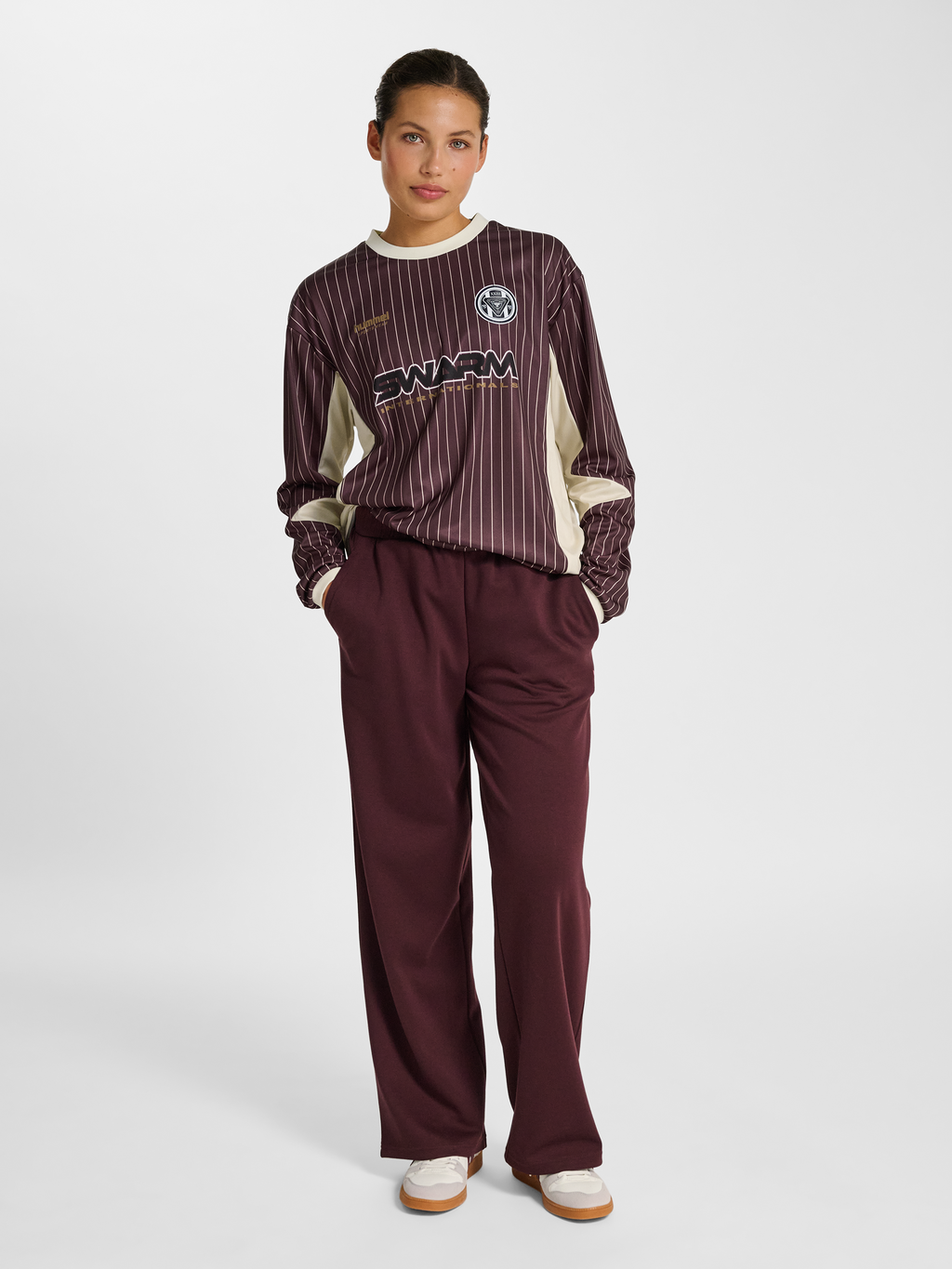 hmlLOOSE JERSEY LS STRIPE TOPSCORER