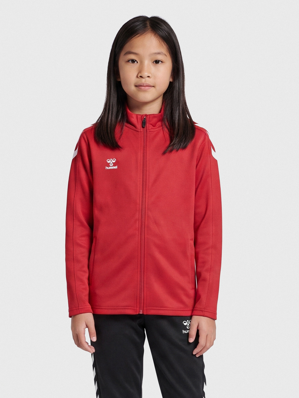 hmlCORE XK POLY ZIP SWEAT KIDS