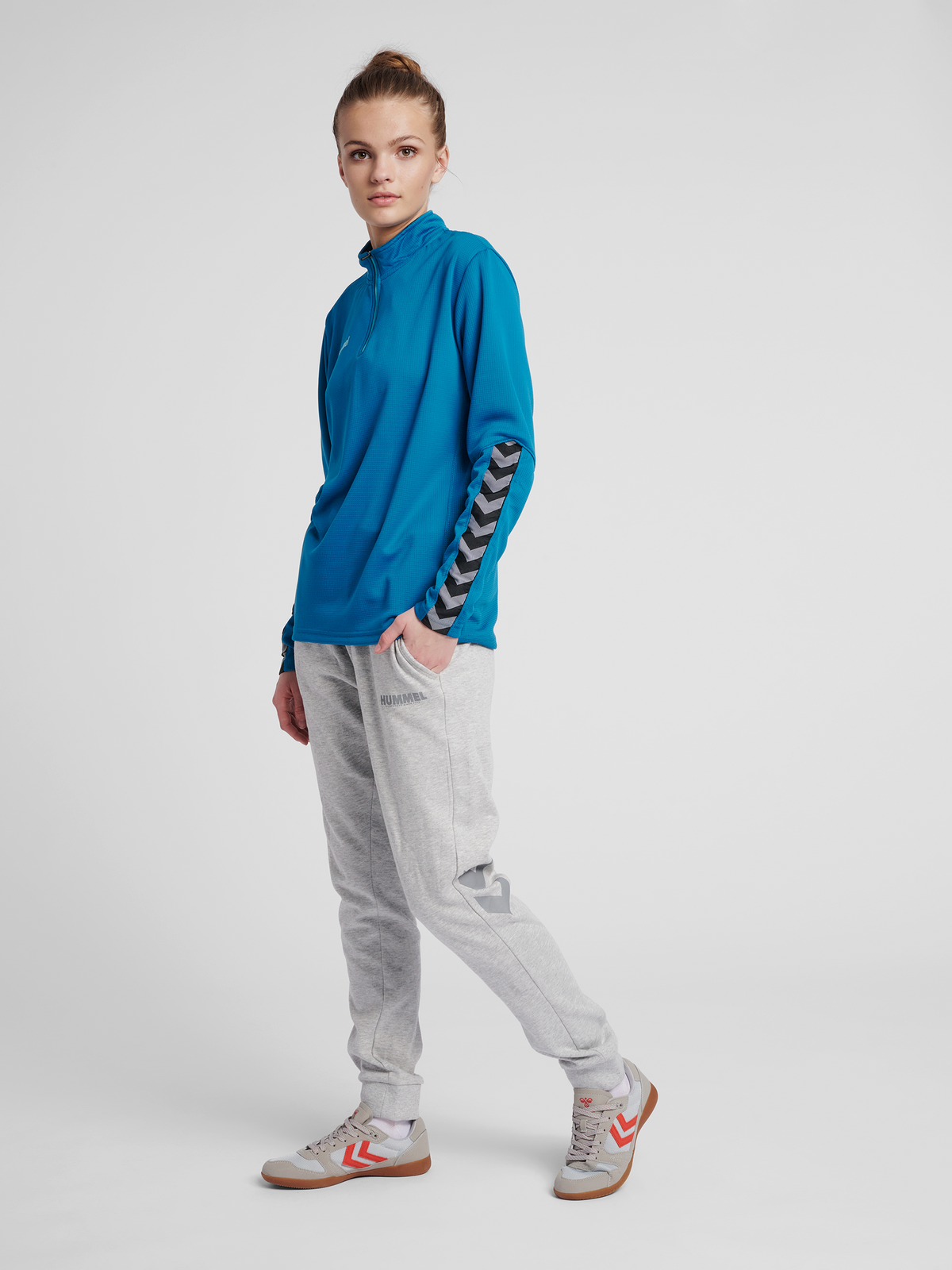hmlAUTHENTIC HALF ZIP SWEATSHIRT WO