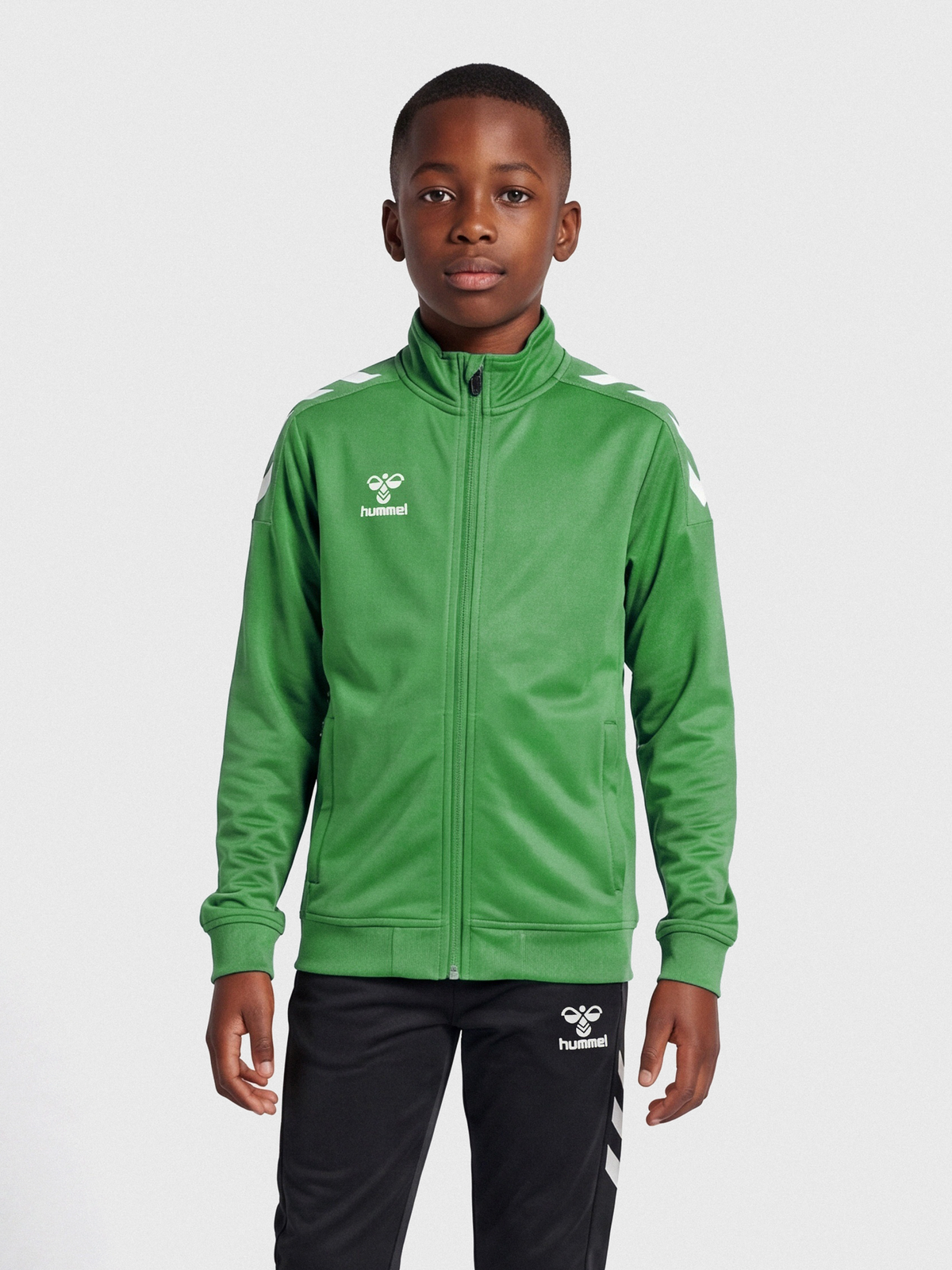 hmlCORE XK POLY ZIP SWEAT KIDS