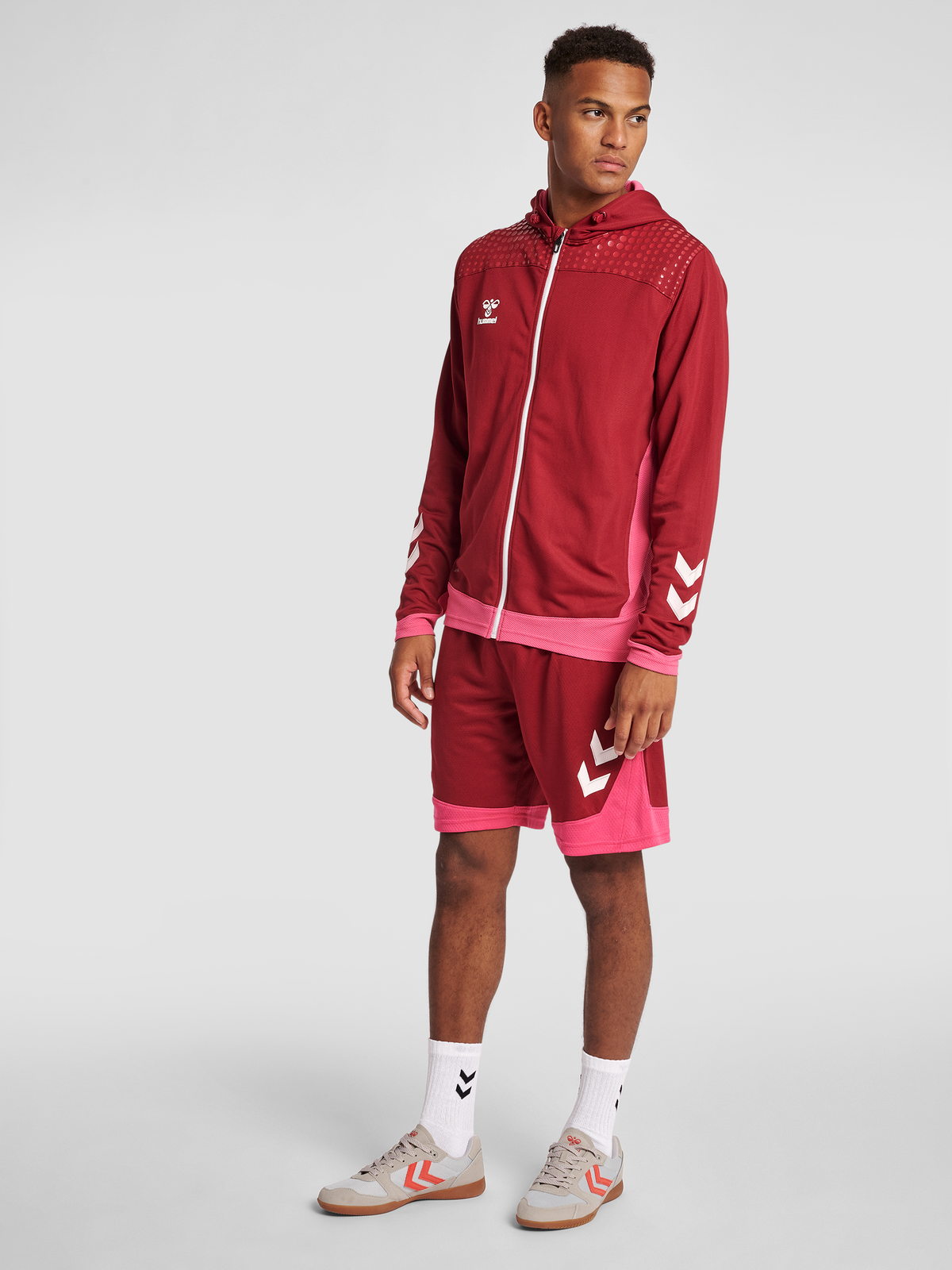 hmlLEAD ZIP POLY HOODIE