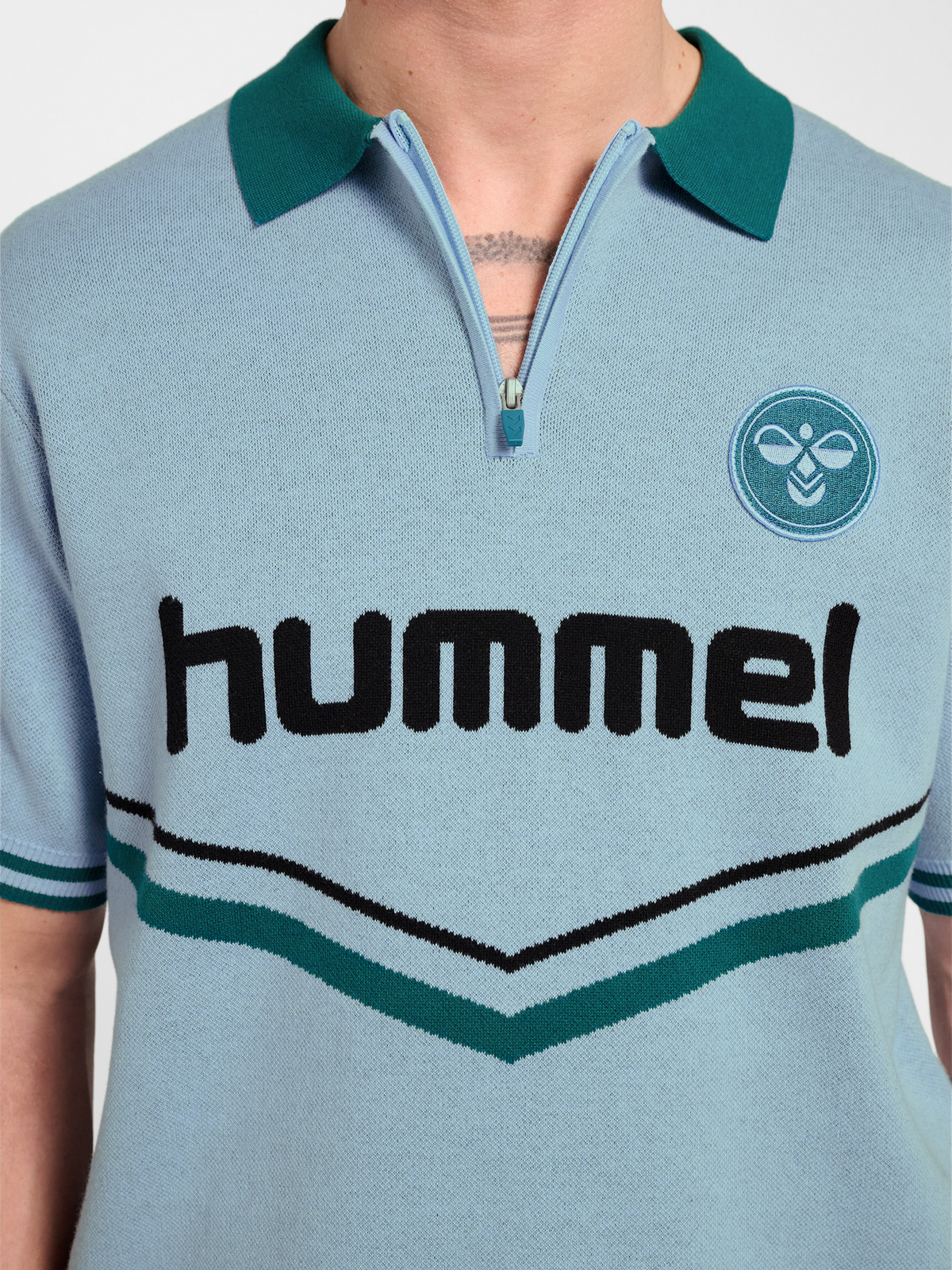 Knit Half-Zip Polo Shirt
