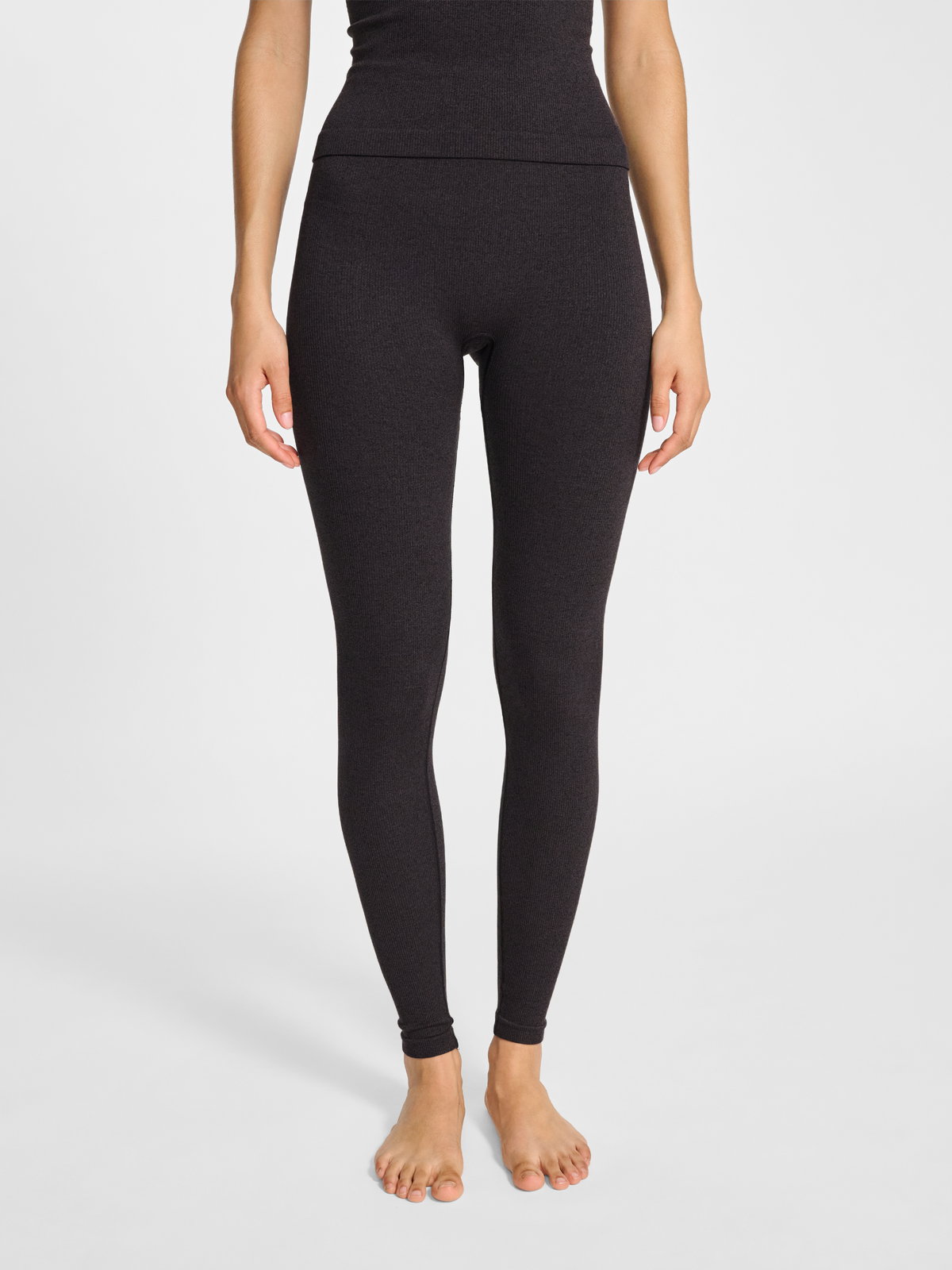 hmlYOGA SEAMLESS RIB MW TIGHTS