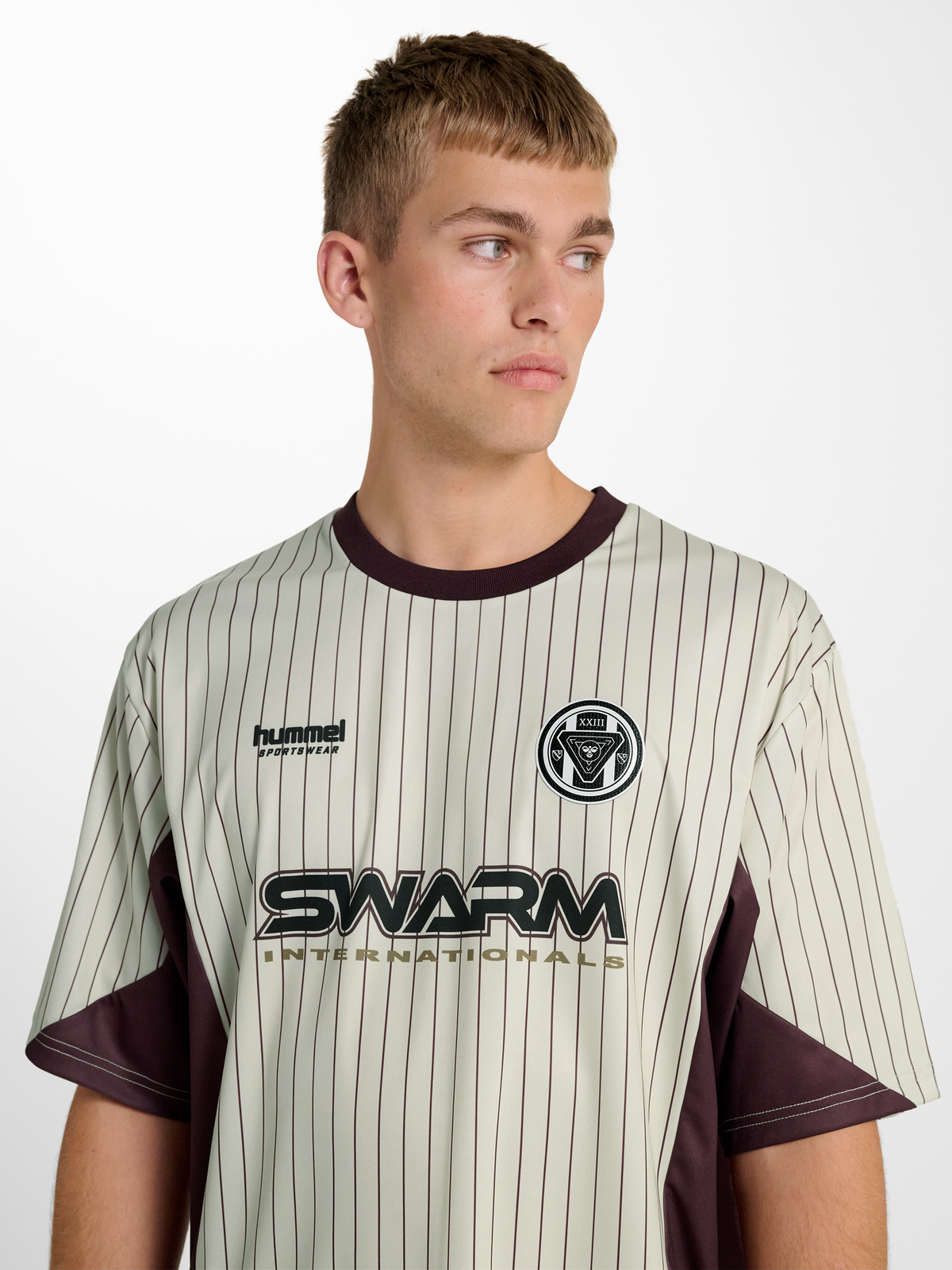 hmlLOOSE JERSEY SS STRIPE TOPSCORER