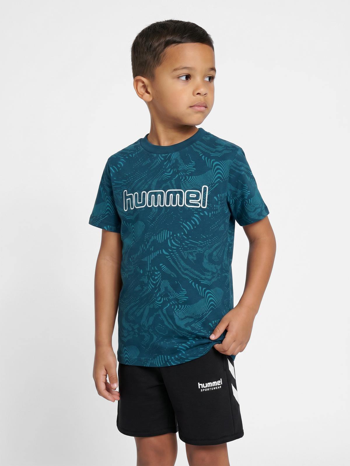 hmlJR AOP LOGO T-SHIRT