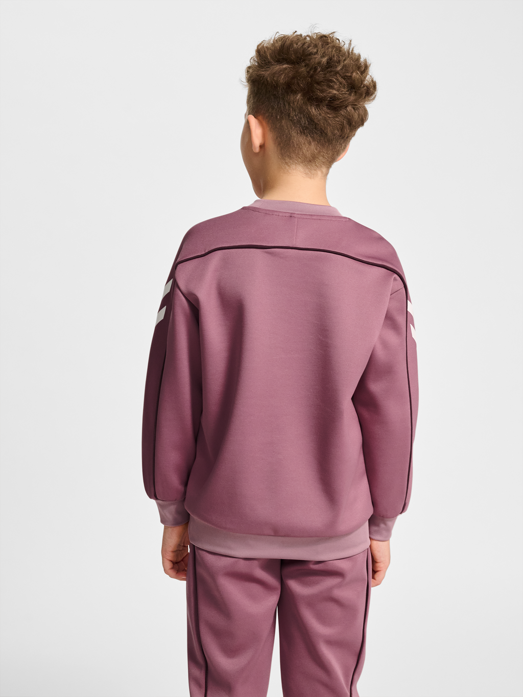hmlJR INTERLOCK CREWNECK