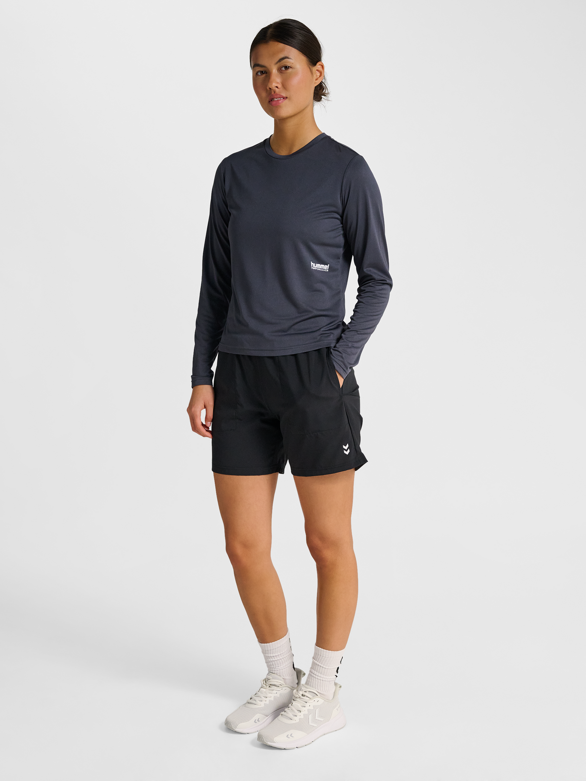 hmlPULSE WORKOUT W T-SHIRT L/S