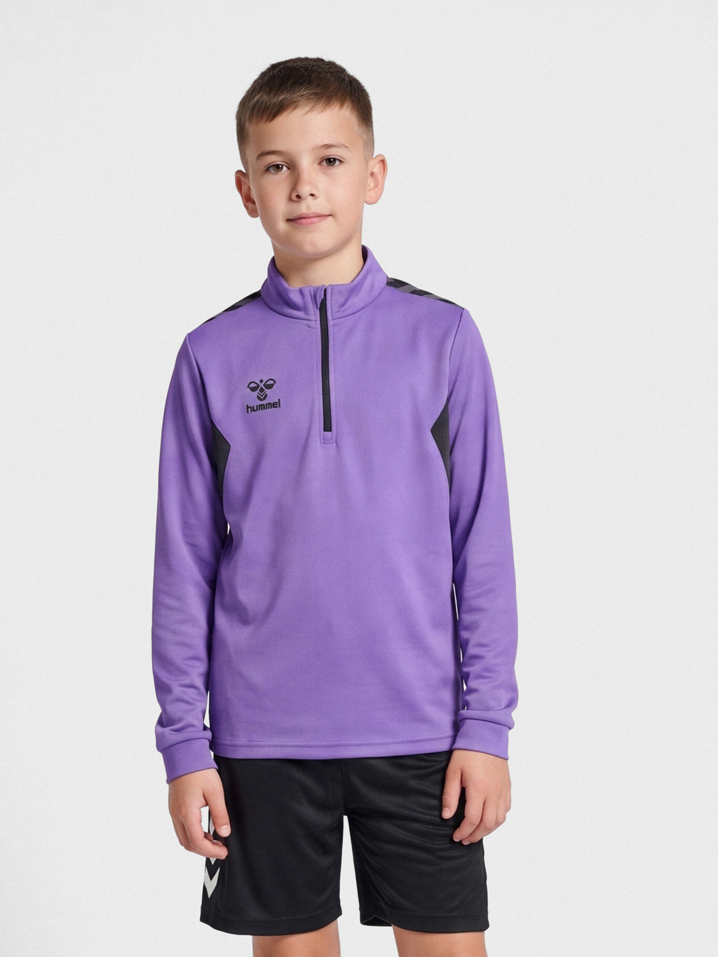 hmlAUTHENTIC HALF ZIP SWEAT KIDS