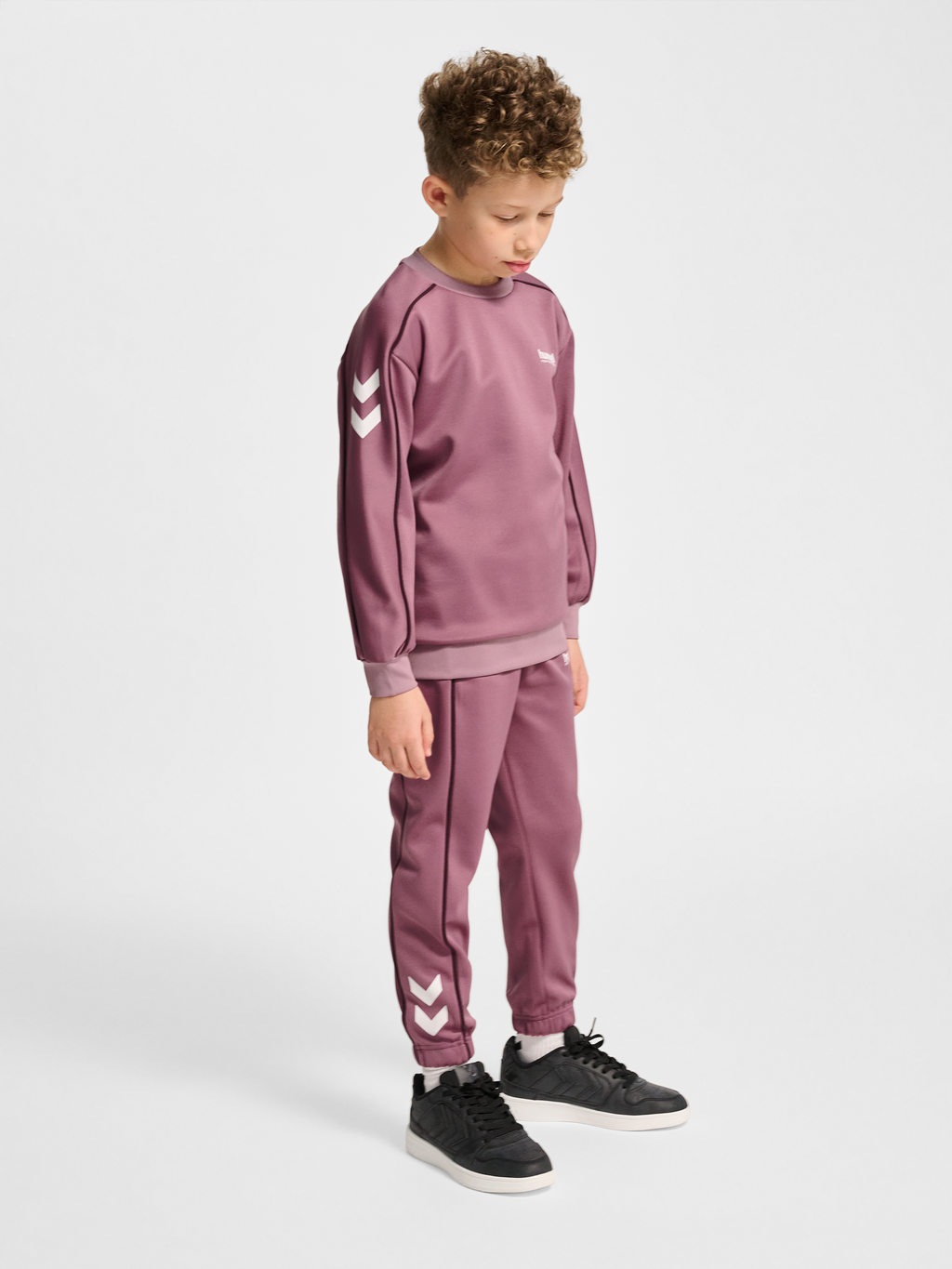 hmlJR INTERLOCK CREWNECK
