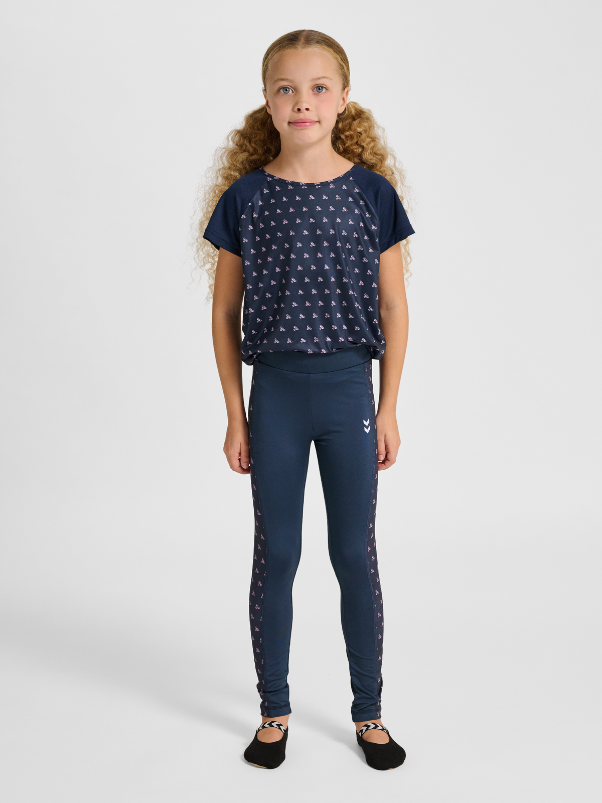 hmlJR MIX MID WAIST TIGHTS