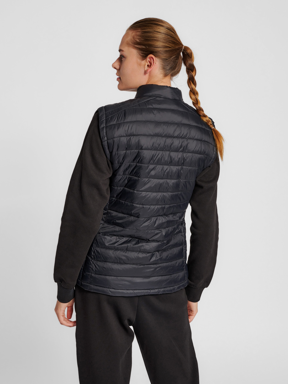 hmlRED QUILTED WAISTCOAT WOMAN