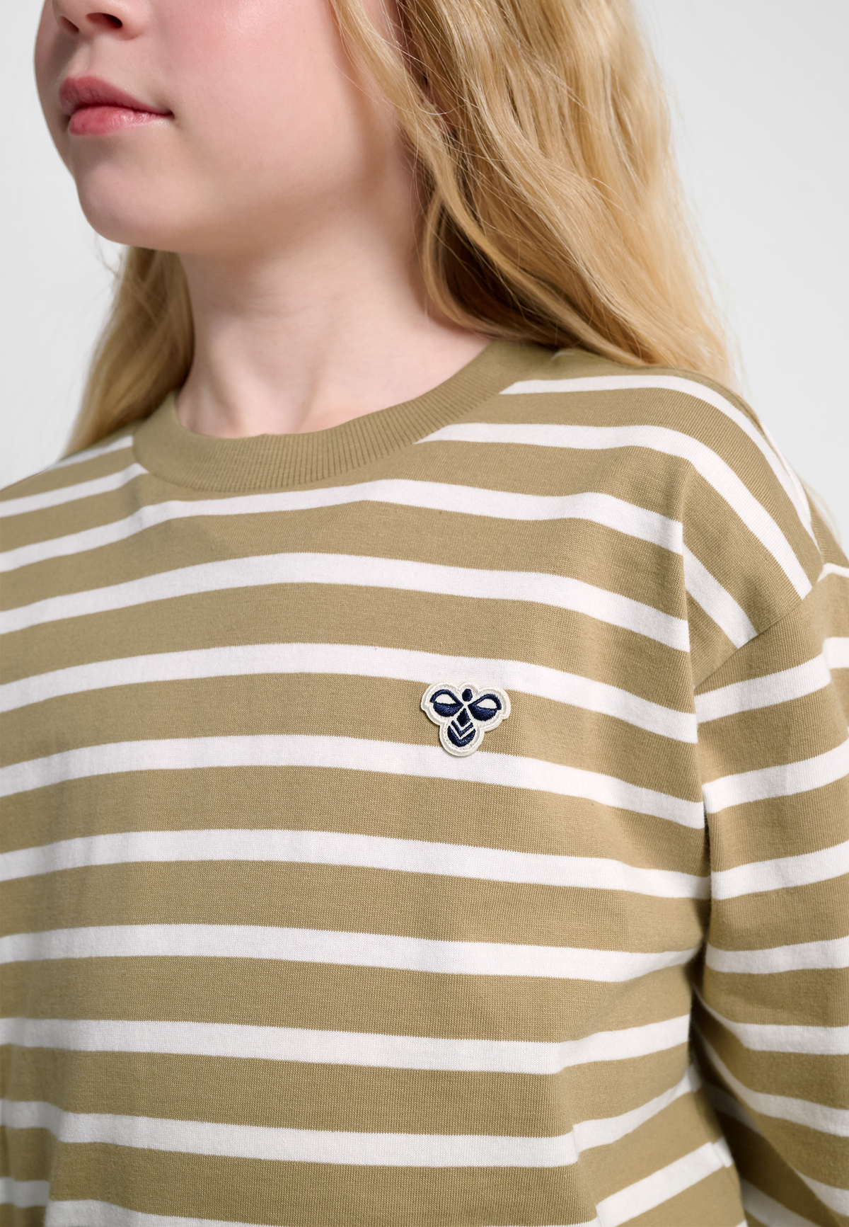 hmlJR LOOSE STRIPE T-SHIRT L/S BEE