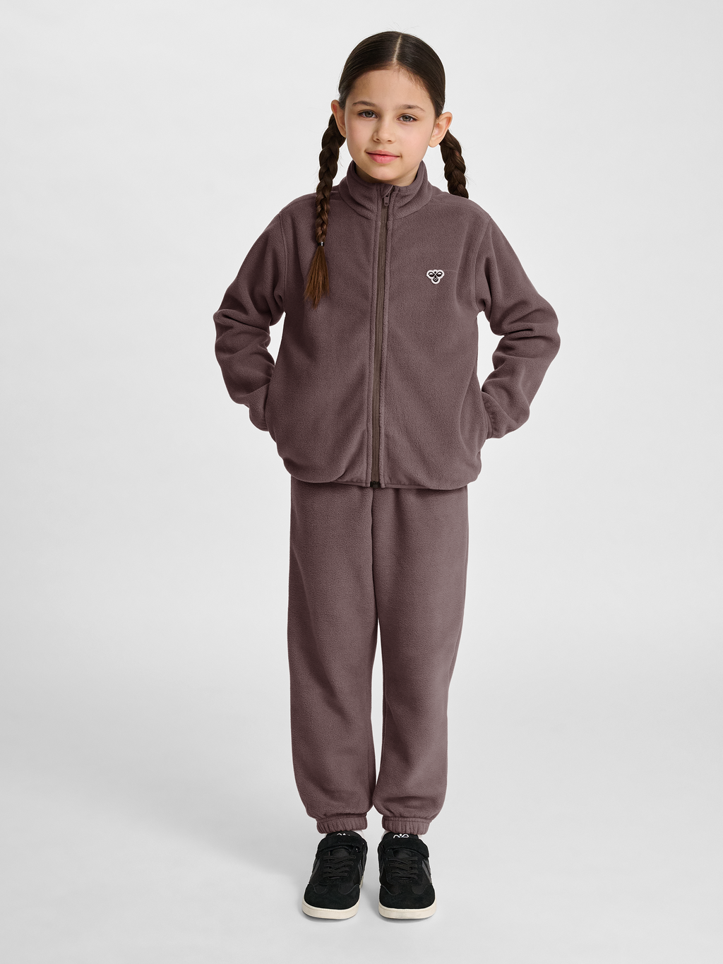 hmlJR FLEECE ZIP JACKET BEE