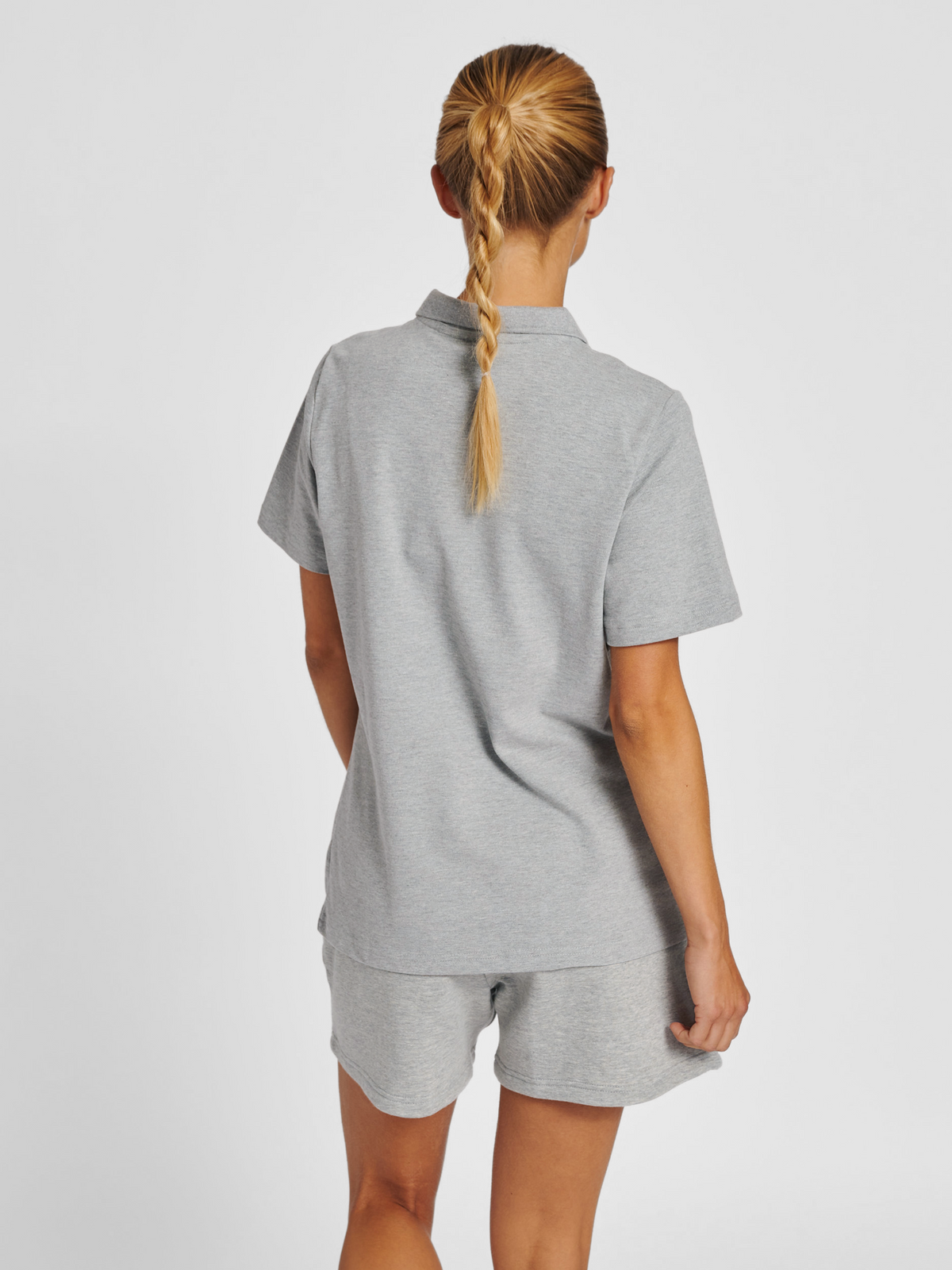 hmlRED STRETCH POLO WOMAN
