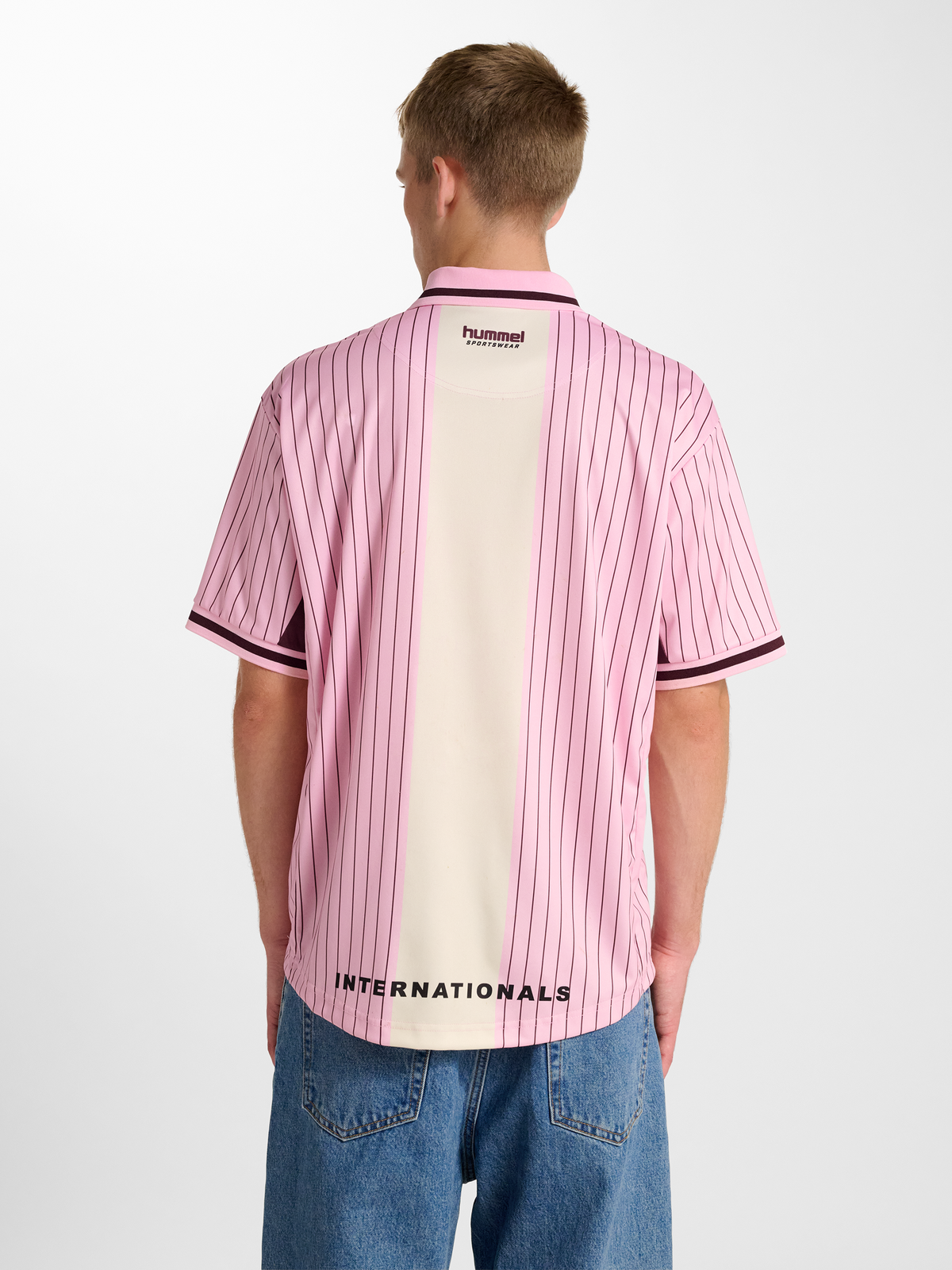 hmlLOOSE FB JERSEY S/S STRIPED