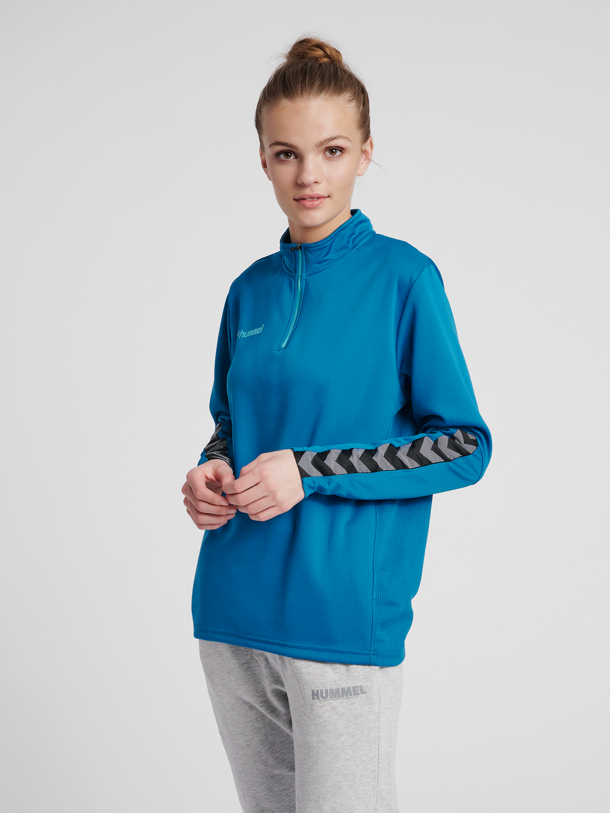hmlAUTHENTIC HALF ZIP SWEATSHIRT WO