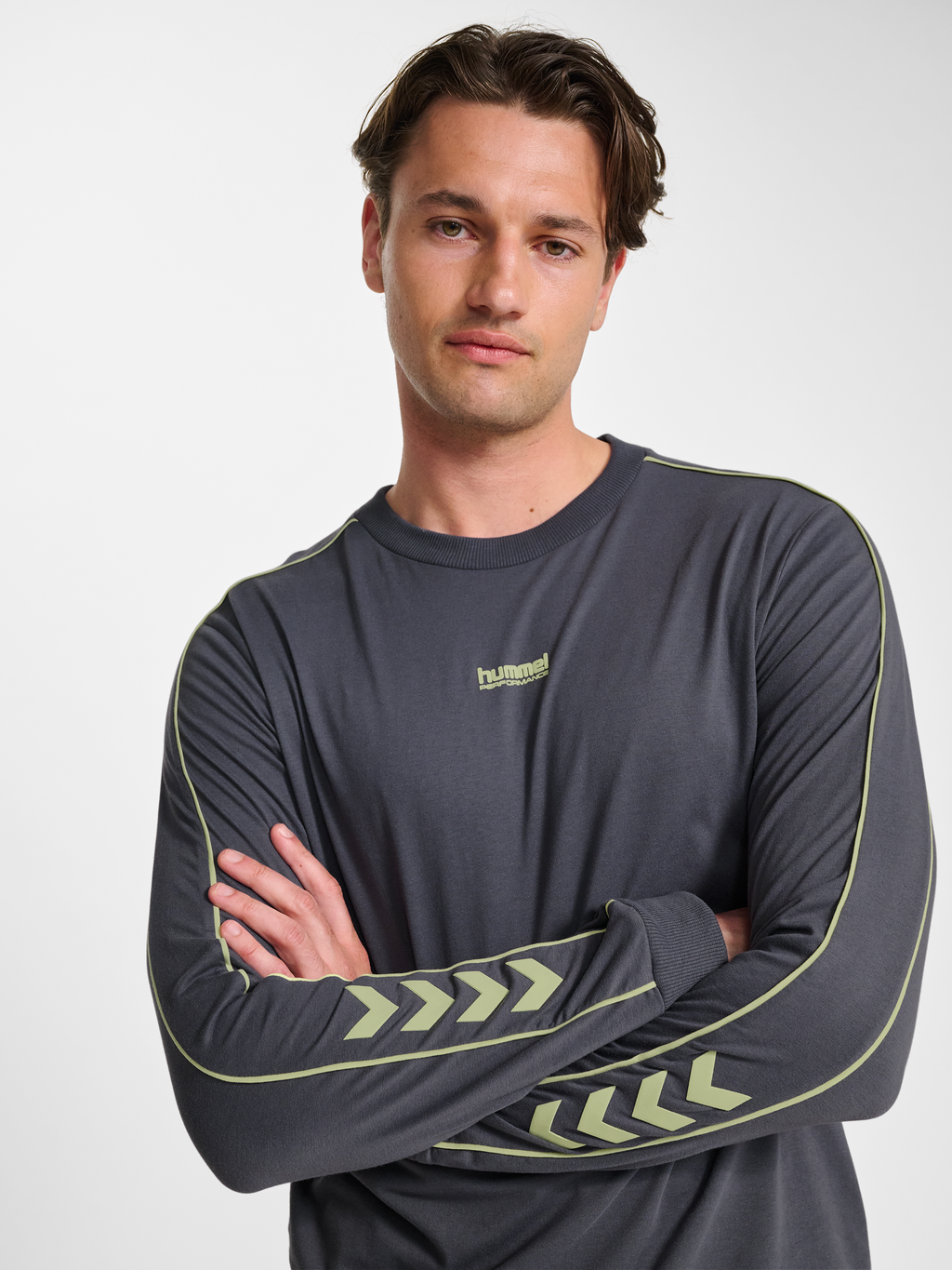 hmlPULSE PIPING T-SHIRT L/S