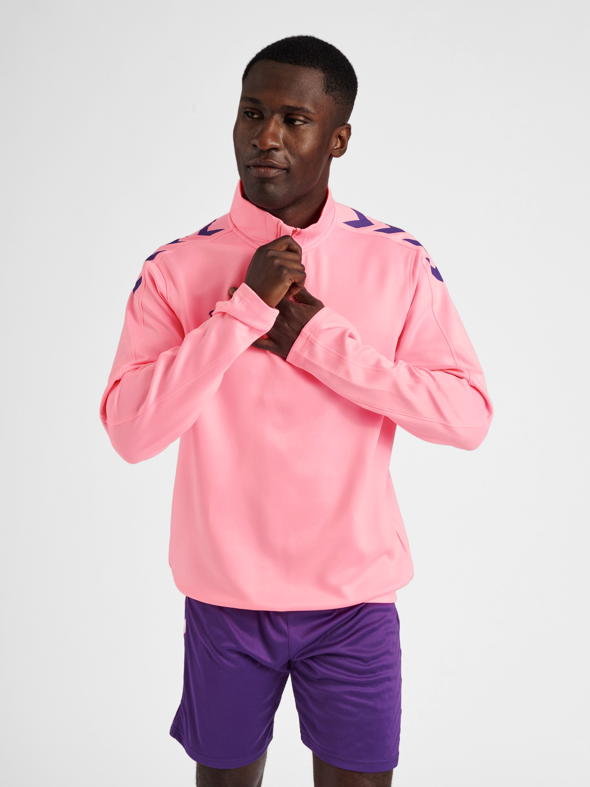 hmlCORE XK HALF ZIP POLY SWEAT