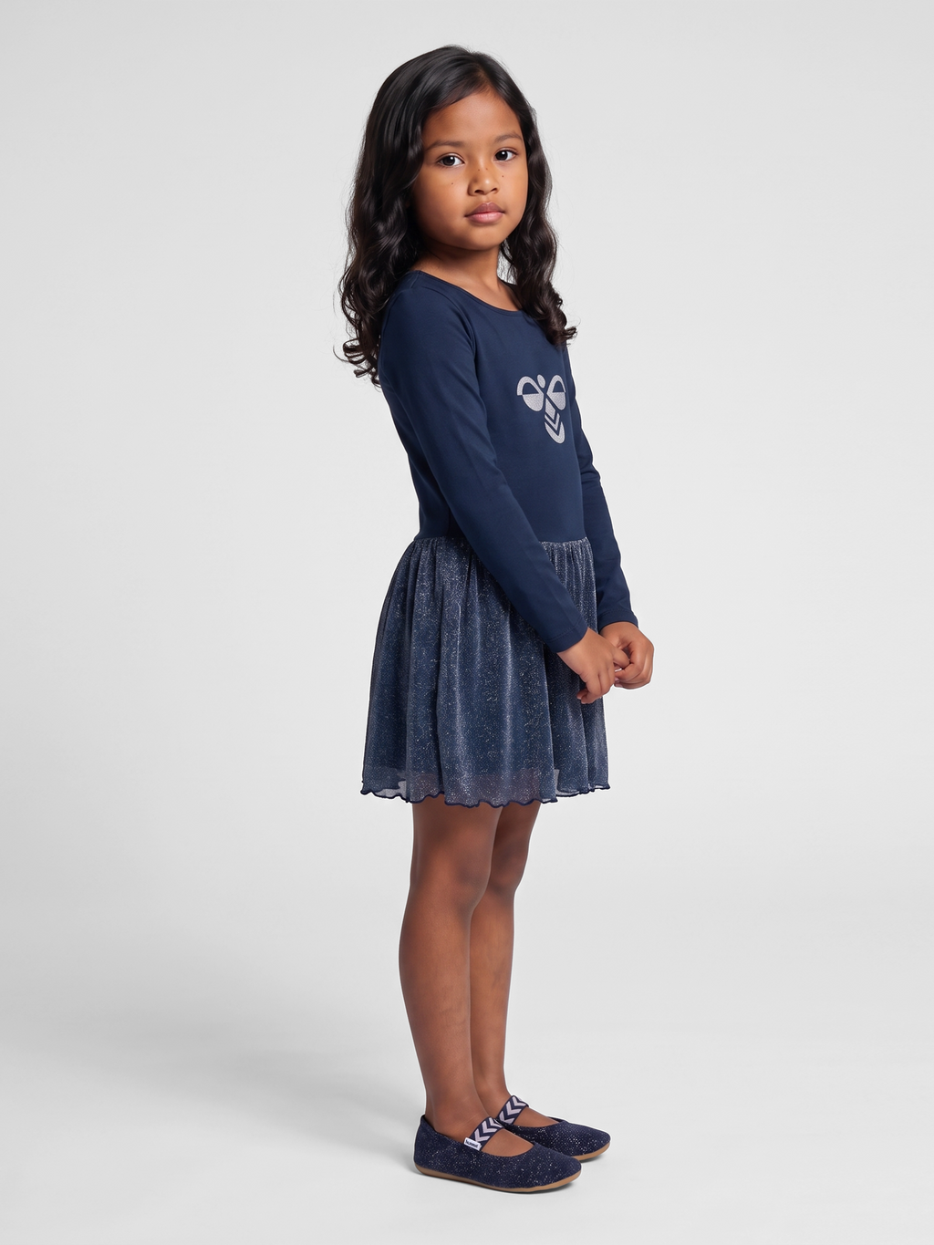 hmlJR GLITTER TIGHTS GYMSUIT L/S