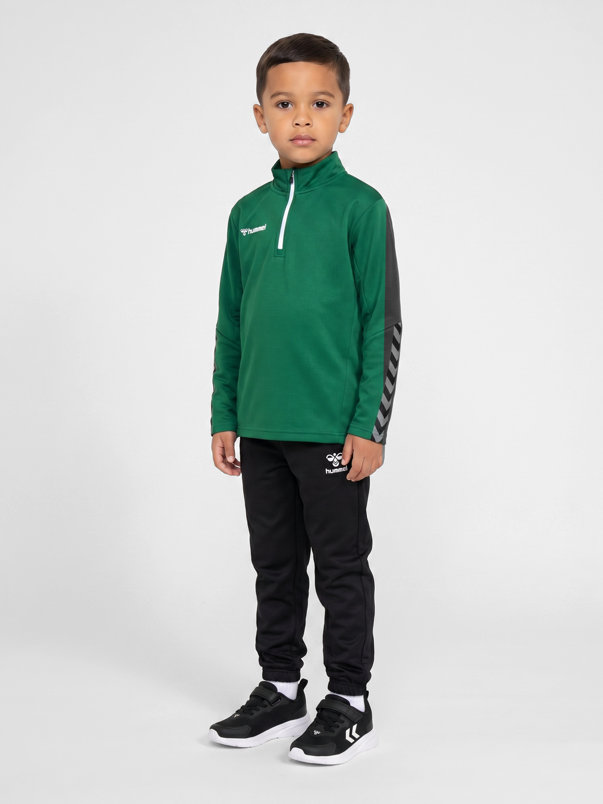 hmlAUTHENTIC KIDS HALF ZIP SWEATSHI