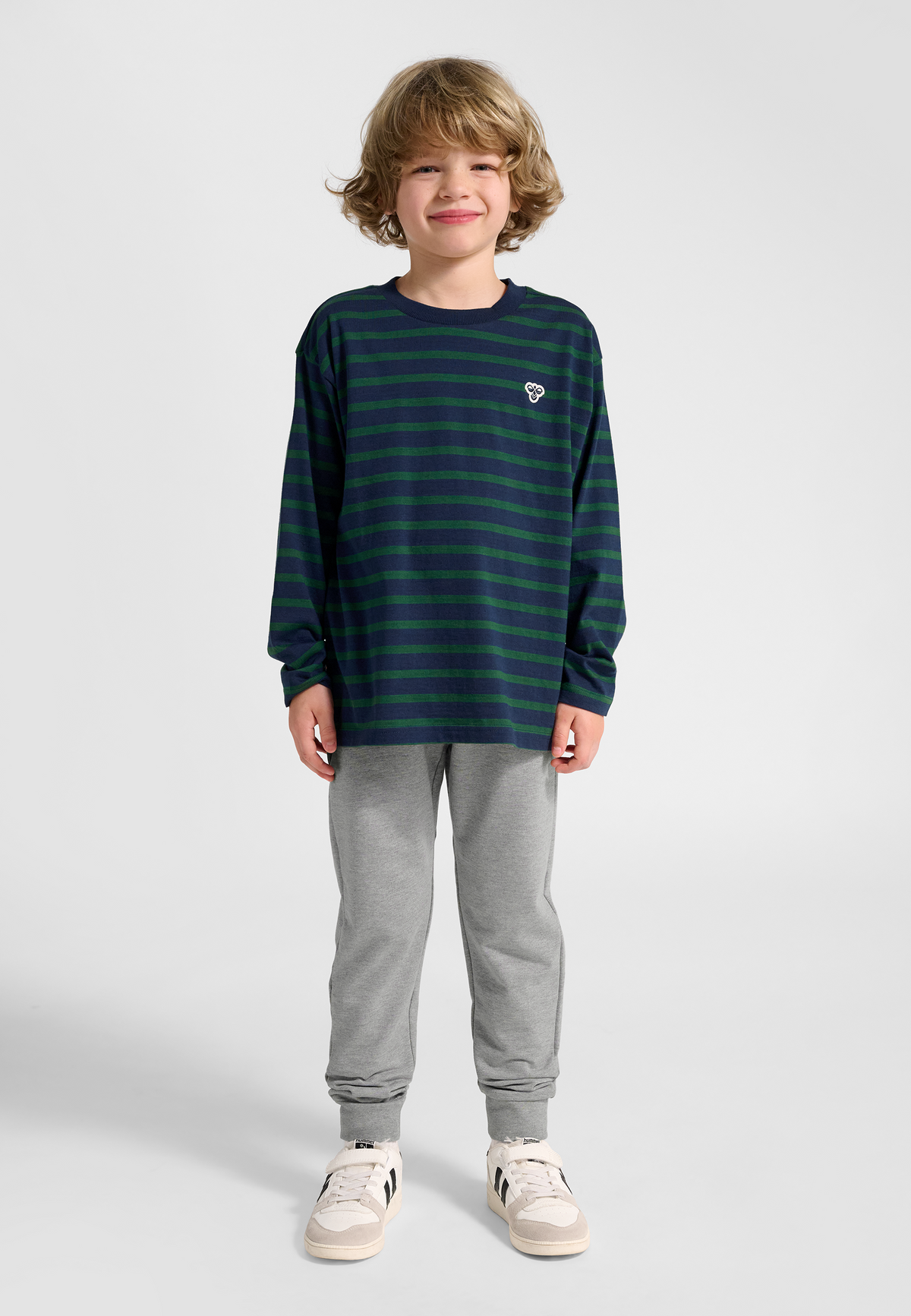 hmlJR LOOSE STRIPE T-SHIRT L/S BEE