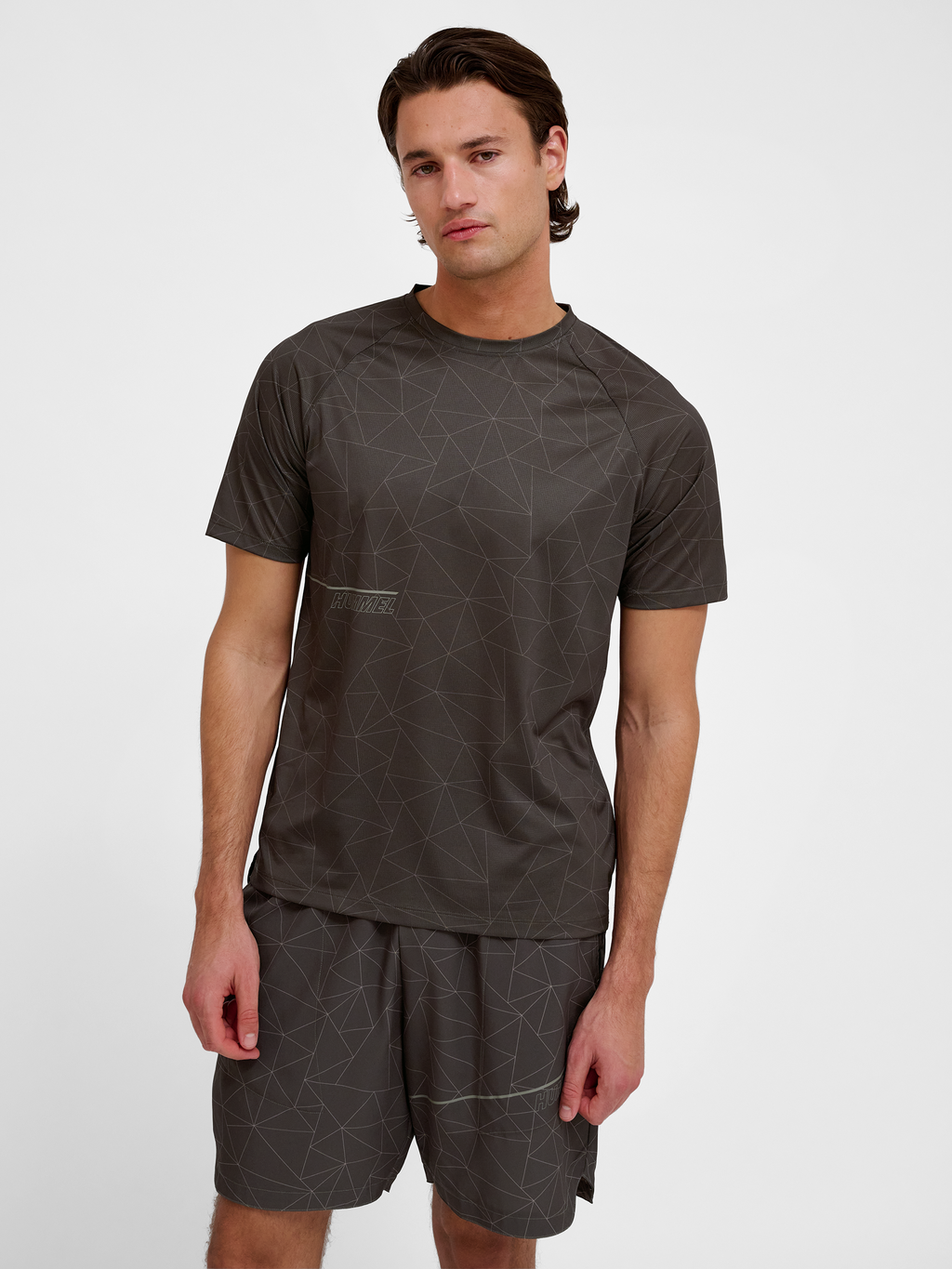 hmlCOURT AOP LIGHT WEIGHT T-SHIRT