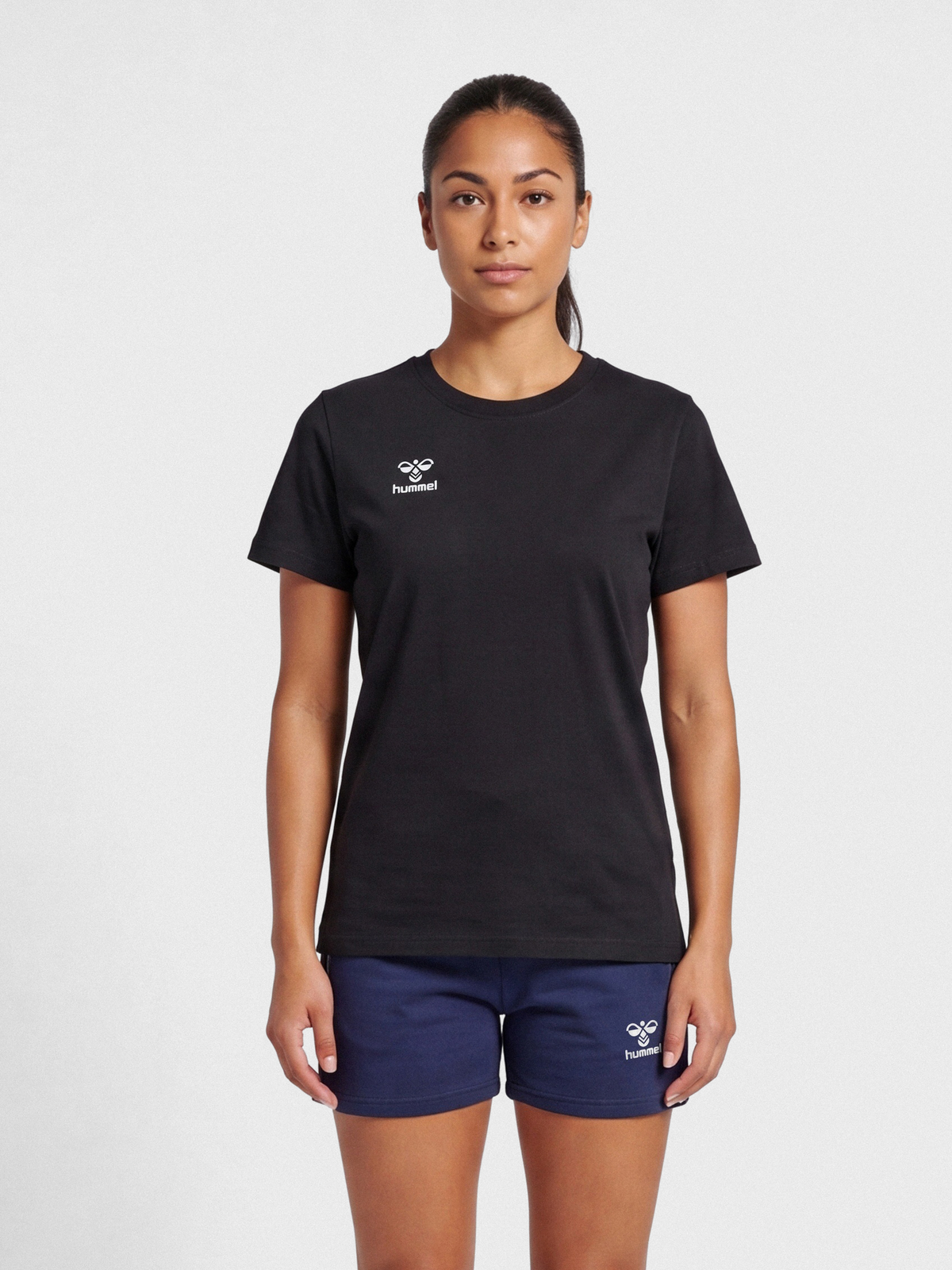 hmlMOVE GRID COTTON T-SHIRT S/S WOM