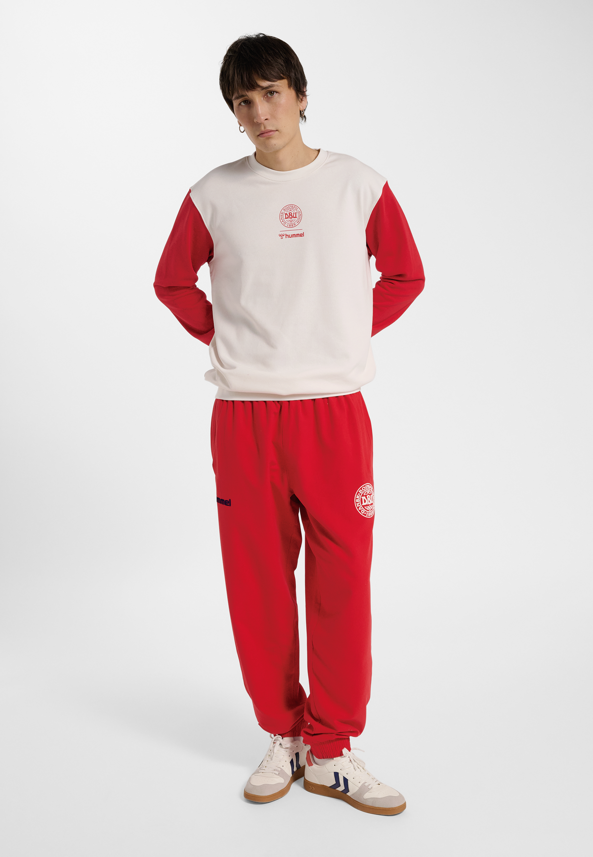DBU 26 FAN RED-WHITE TEE LS
