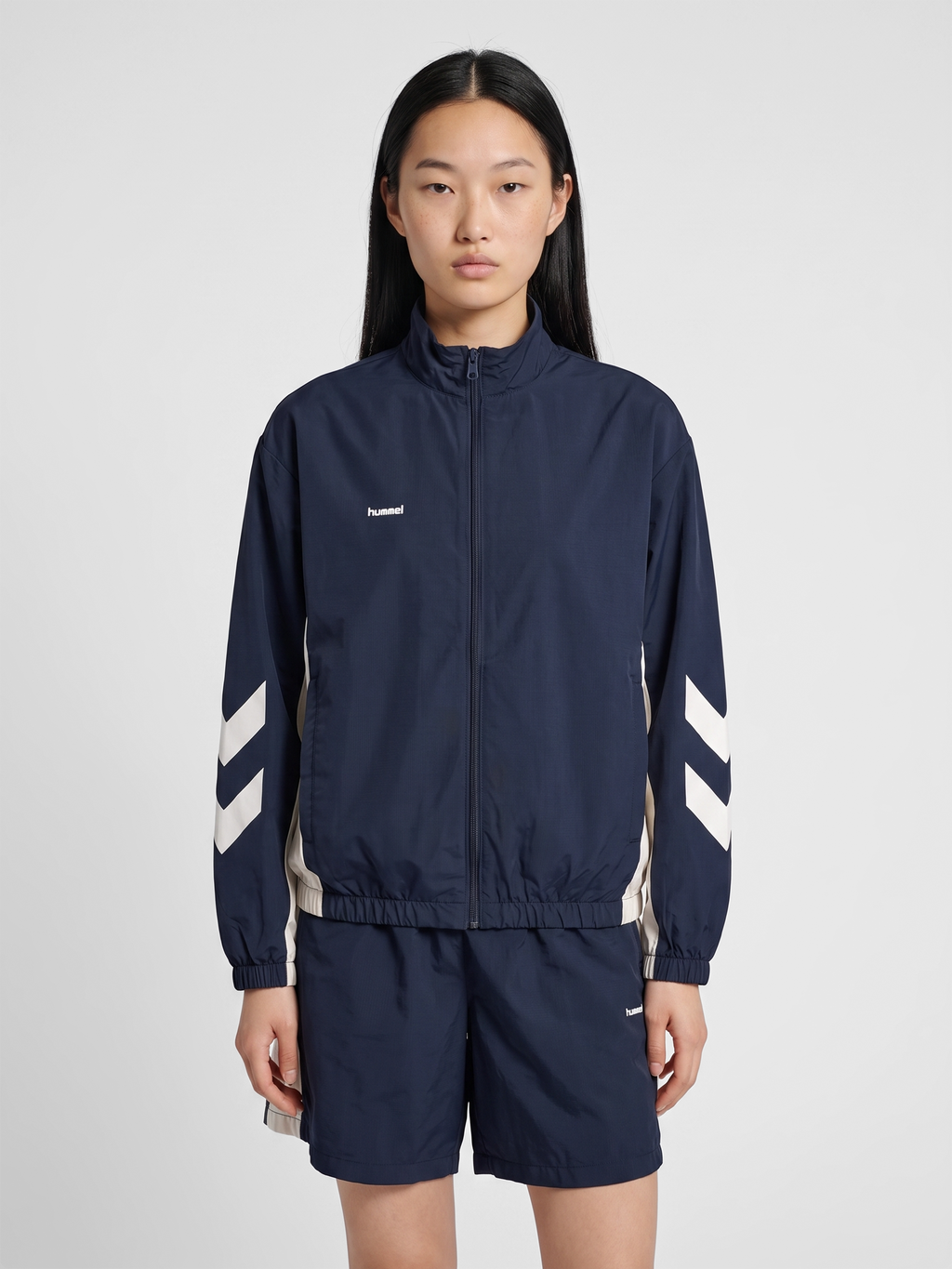 hmlI-D RIPSTOP TRACK JACKET