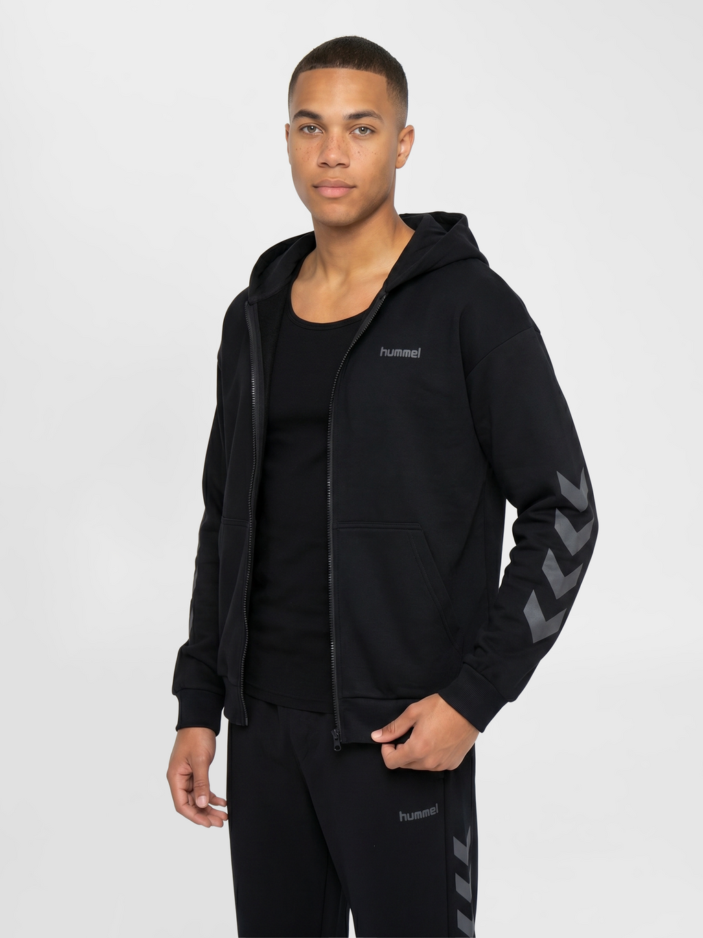 hmlKEEPER CHEVRON W ZIP HOODIE