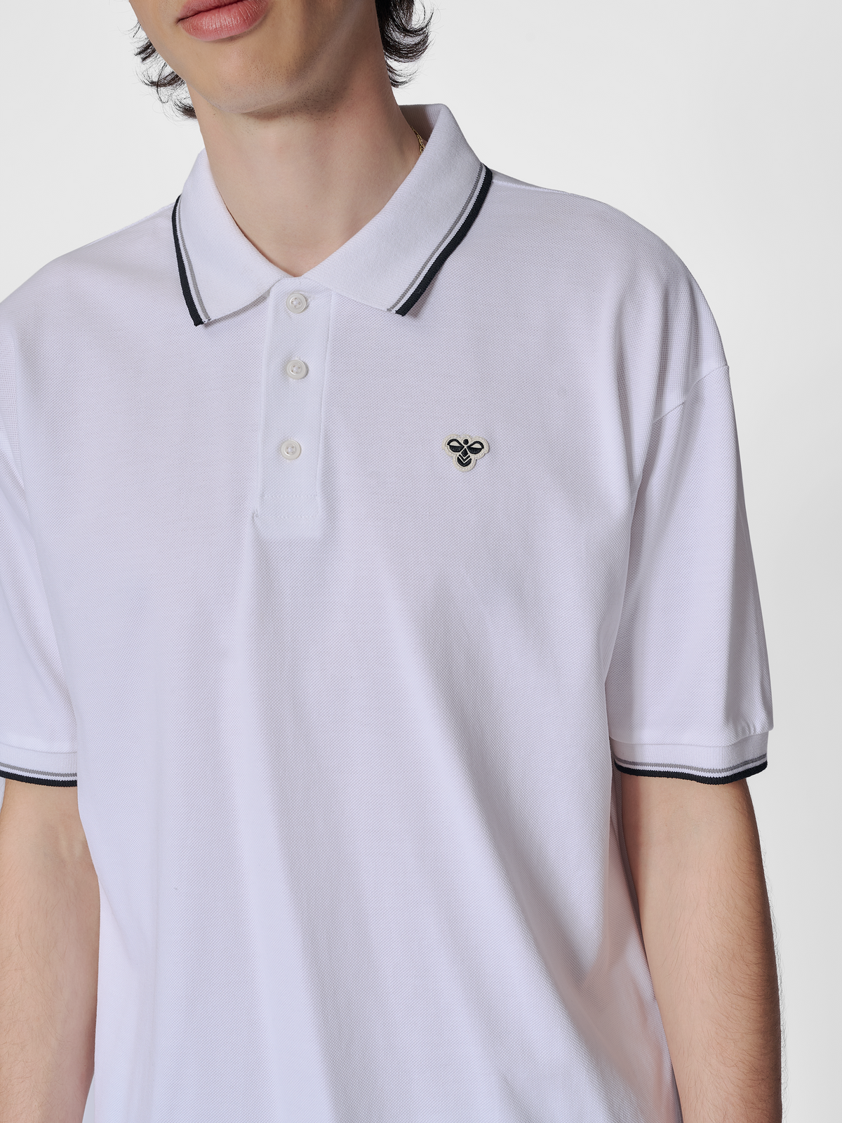 hmlLOOSE POLO SHIRT S/S BEE