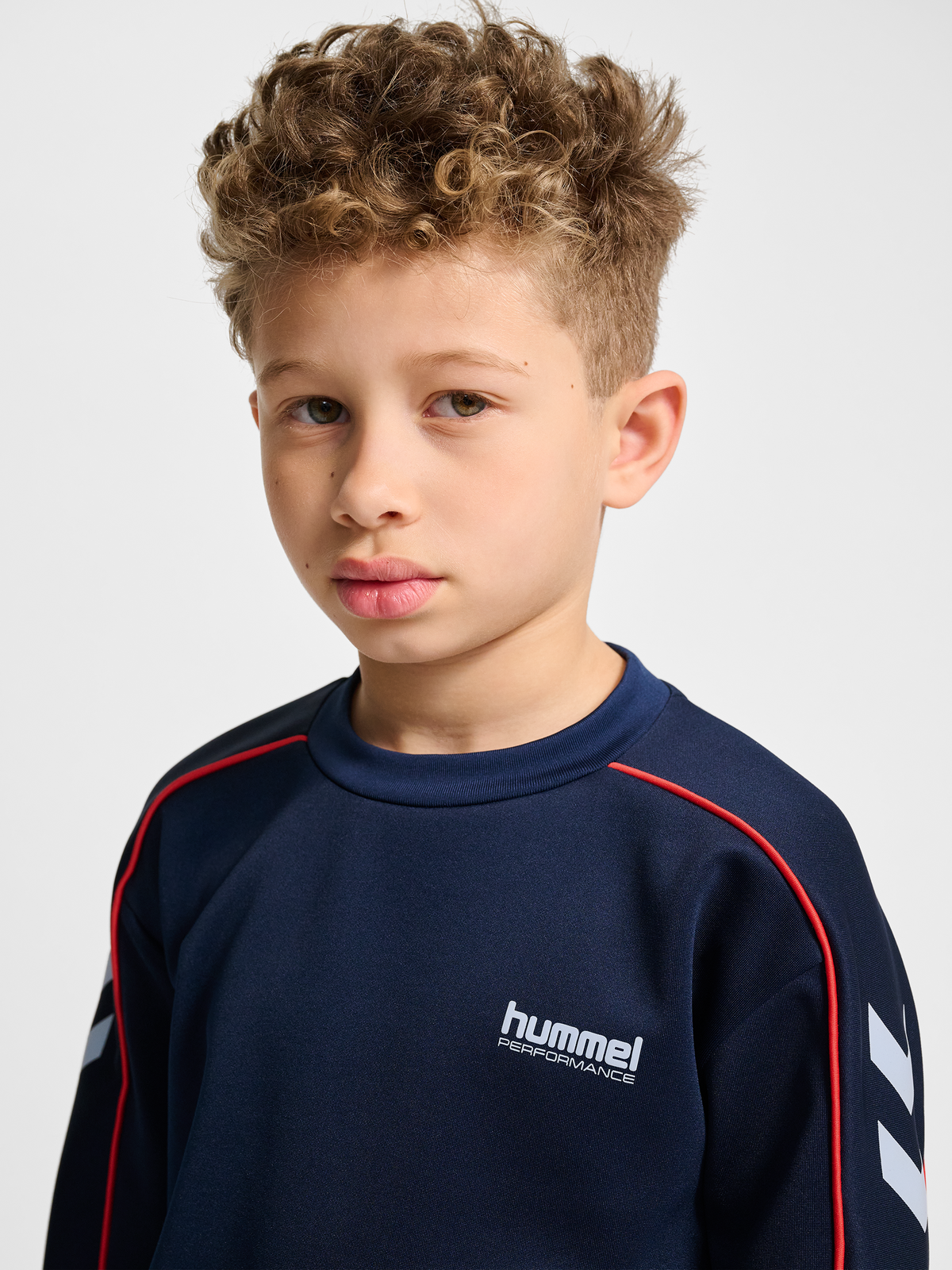 hmlJR INTERLOCK CREWNECK