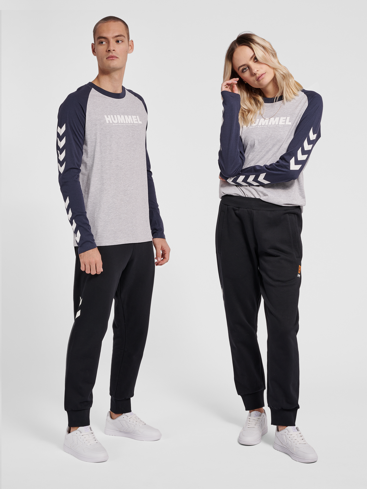 hmlLEGACY BLOCKED T-SHIRT L/S