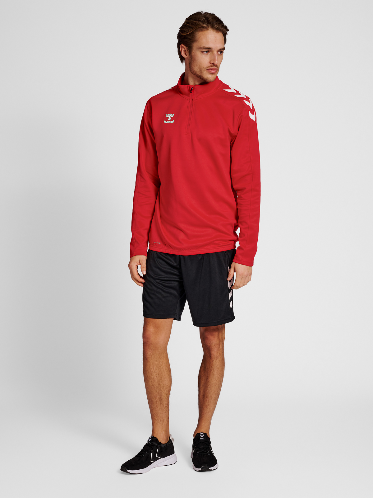 hmlCORE XK HALF ZIP POLY SWEAT