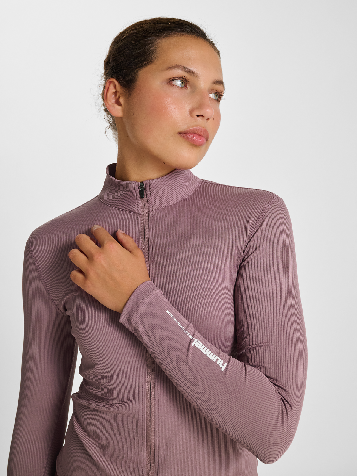 hmlPULSE W ZIP SHIRT L/S