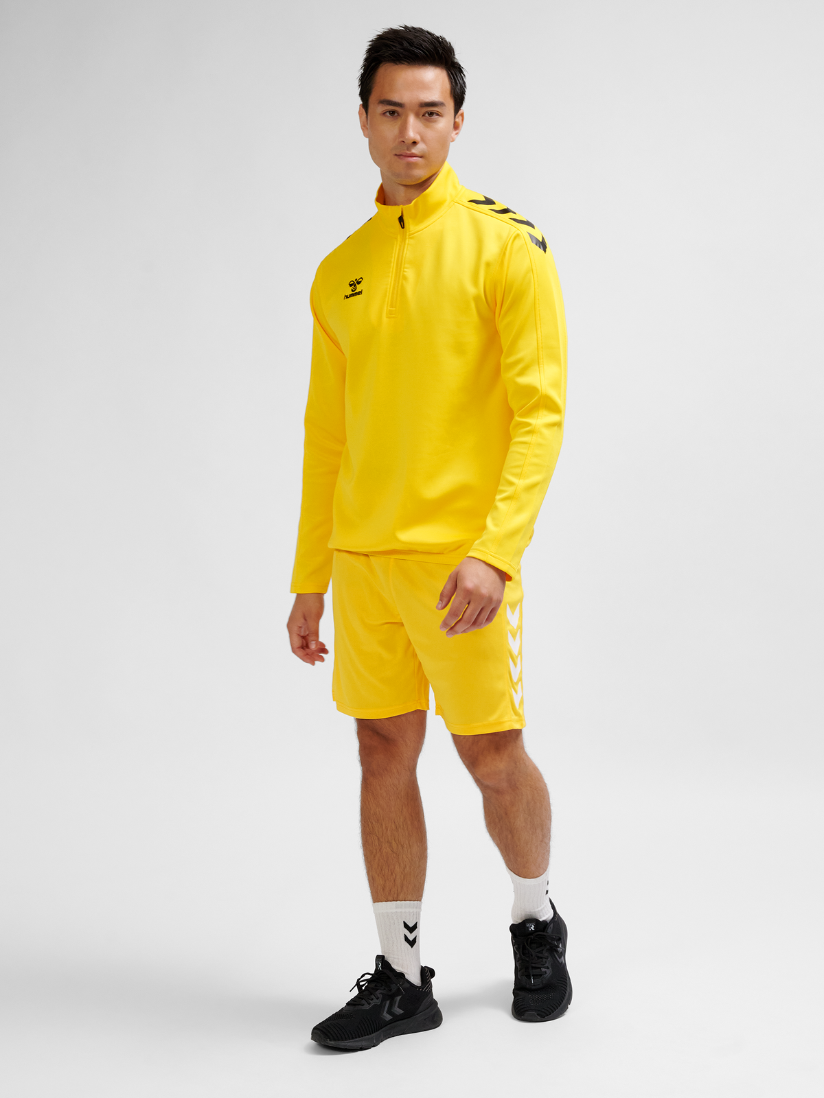 hmlCORE XK HALF ZIP POLY SWEAT